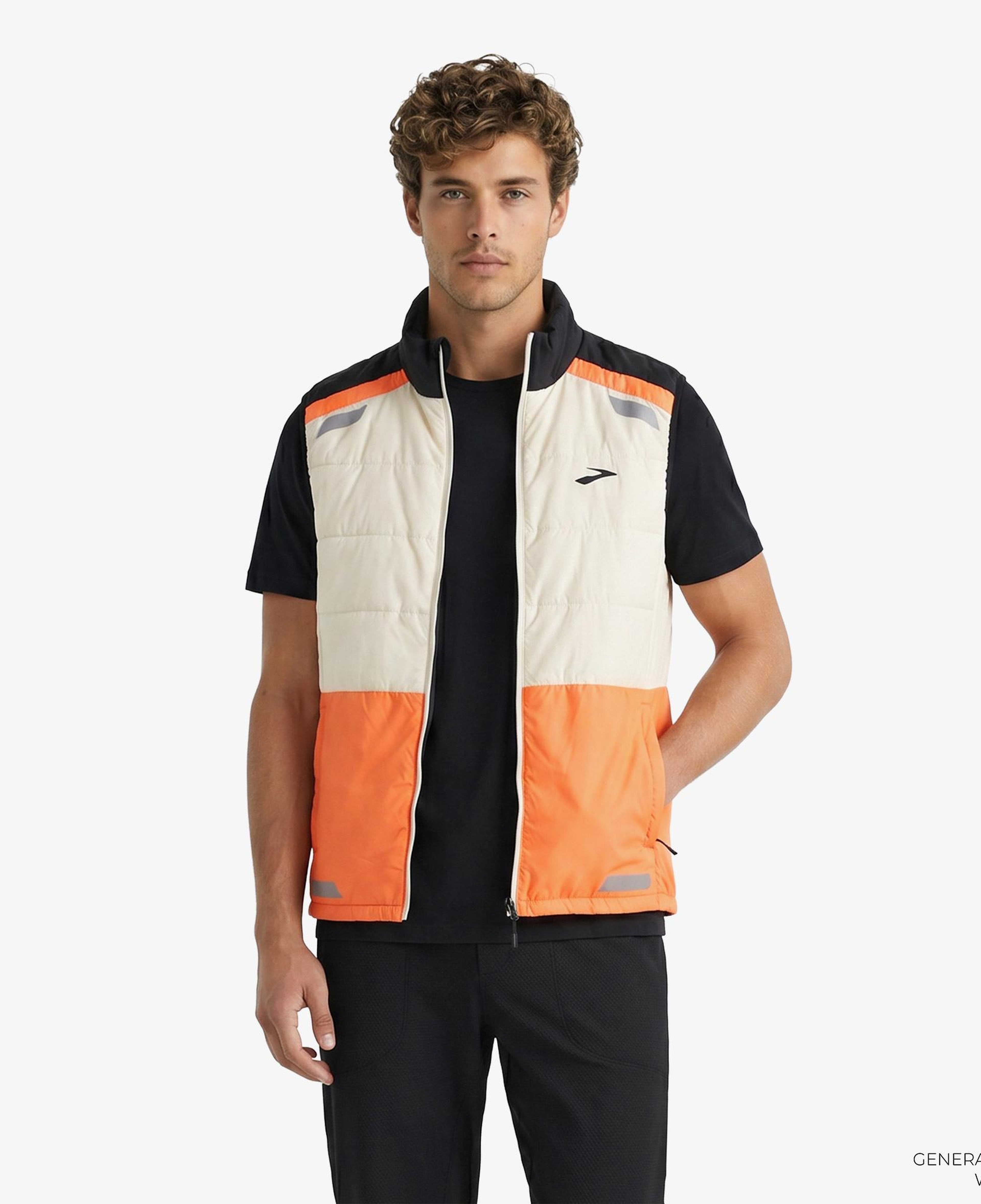 Brooks Run Visible Insulated Vest 2.0 Erkek Beyaz Yelek