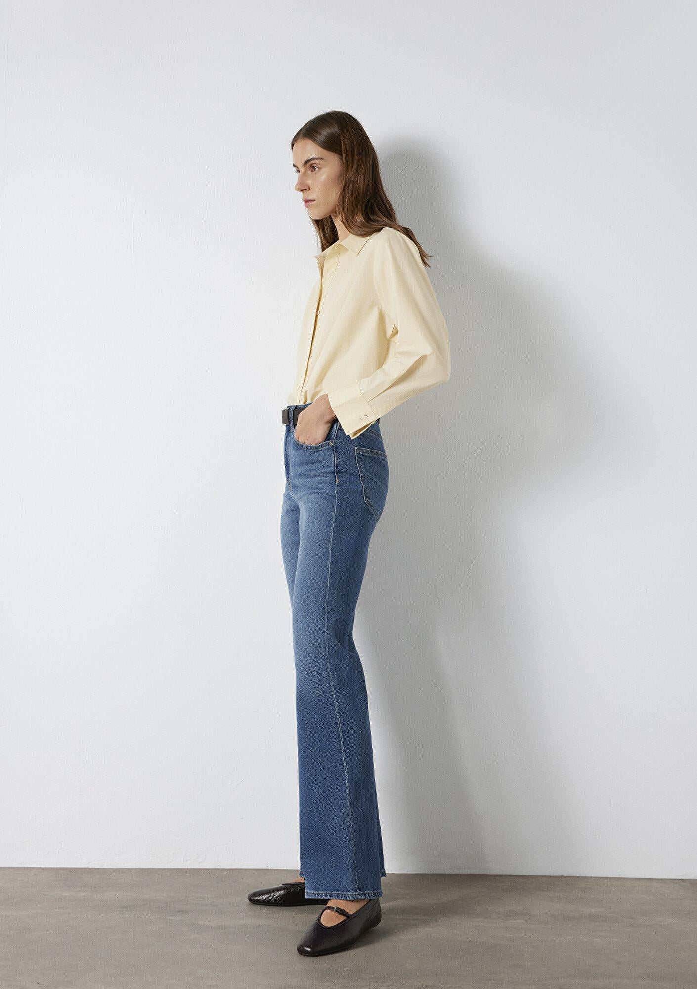 Mavi Victoria Premium Blue Puslu Koyu Mavi Jean Pantolon 101072-A3035