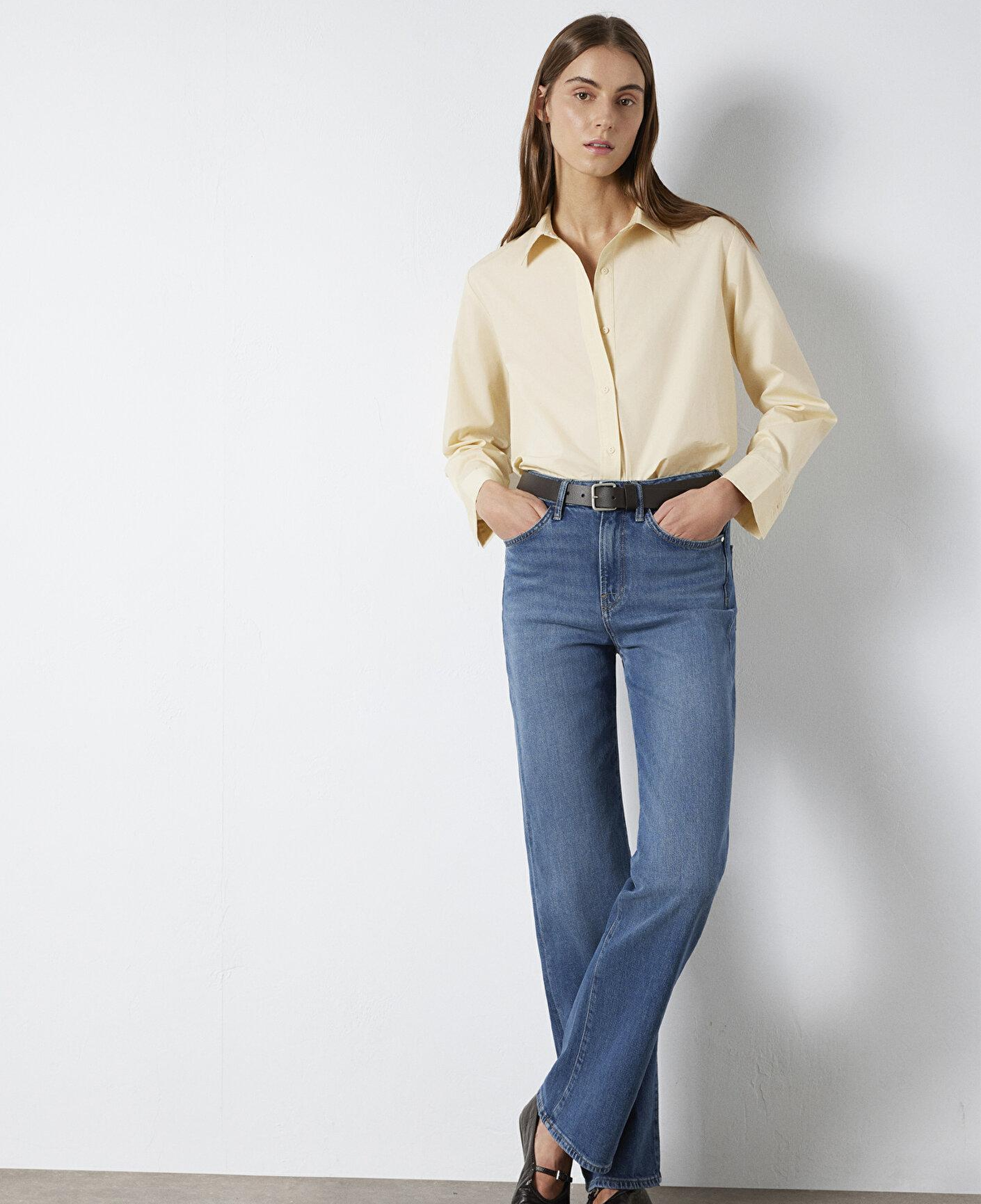 Mavi Victoria Premium Blue Puslu Koyu Mavi Jean Pantolon 101072-A3035