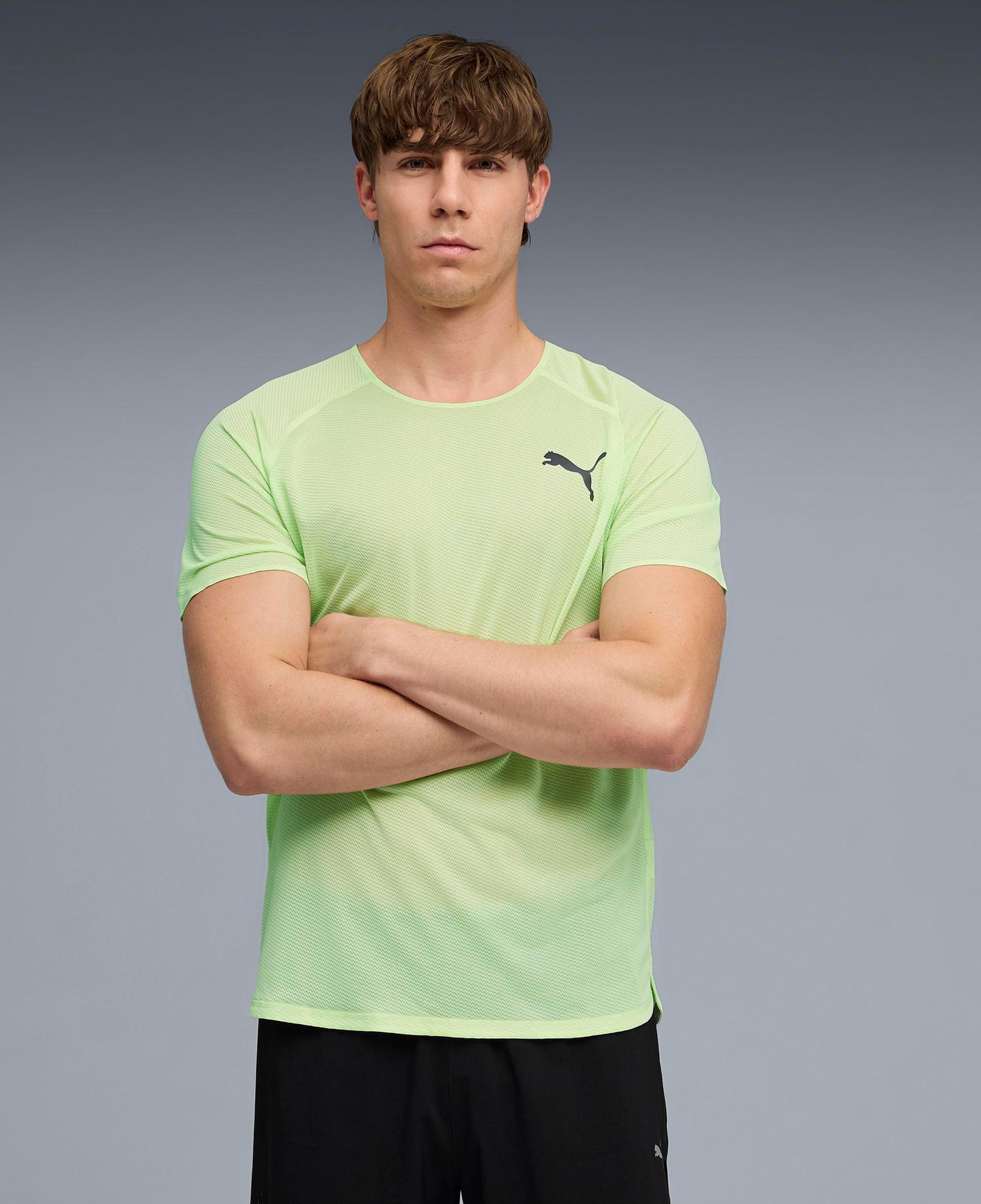 Puma Lightspeed Ss Erkek Gri Koşu T-Shirt