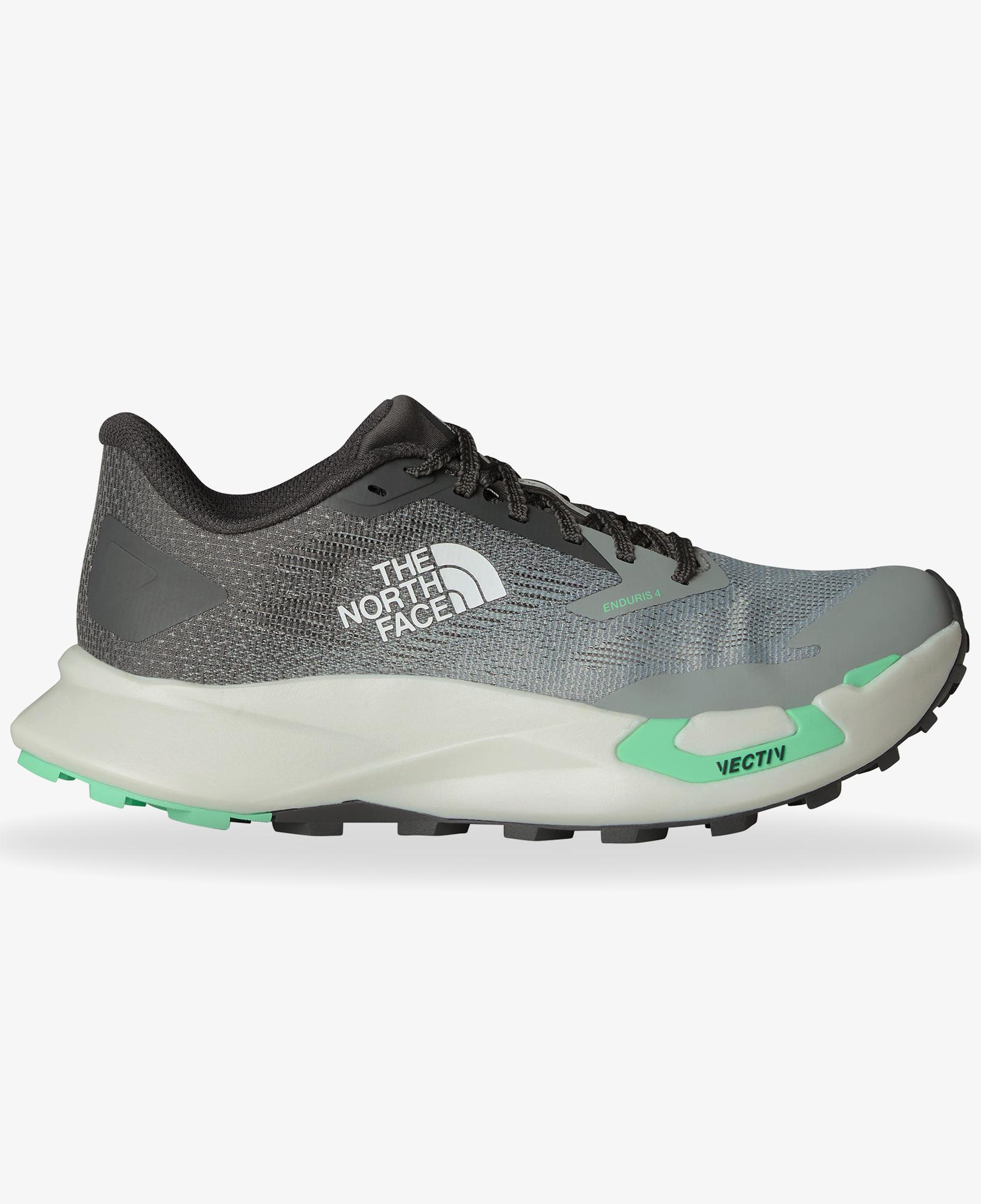 The North Face Vectiv Enduris 4 Kadın Gri Koşu Ayakkabısı