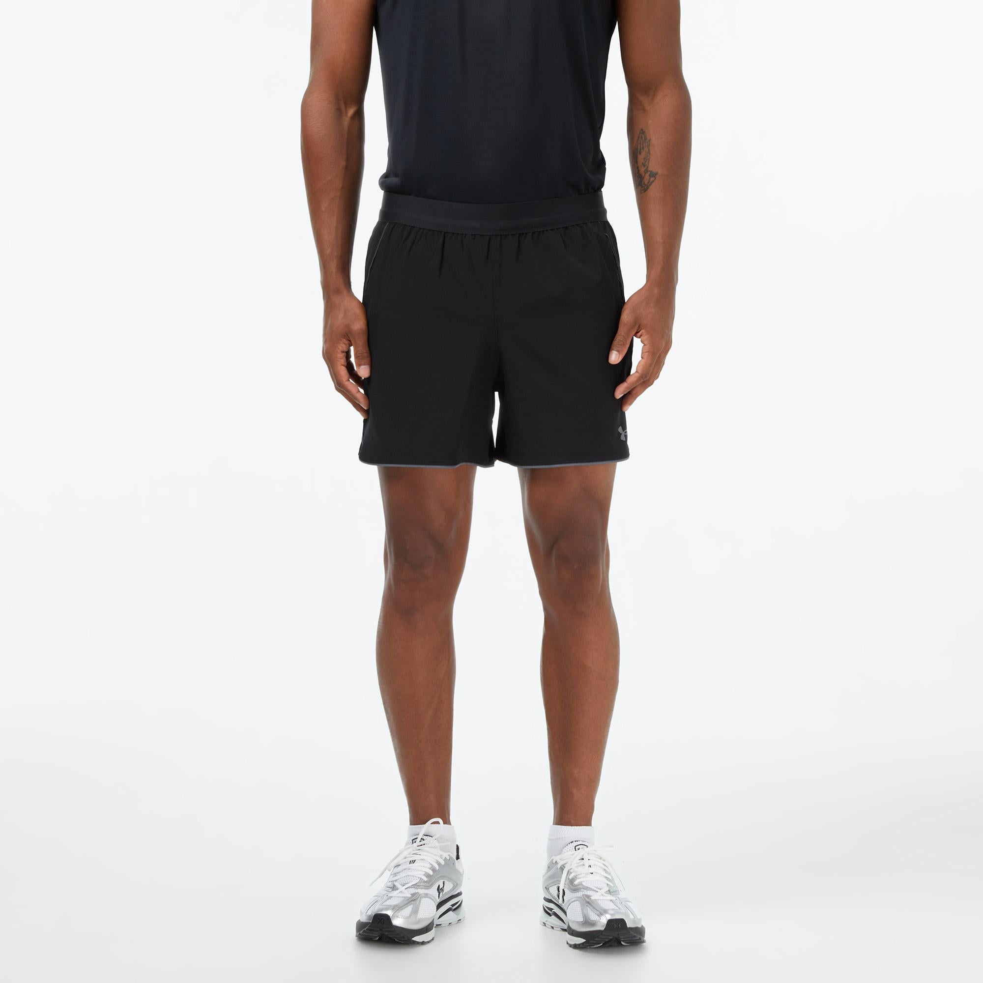Under Armour Velociti Pro 5 İnç Erkek Siyah Koşu Şortu