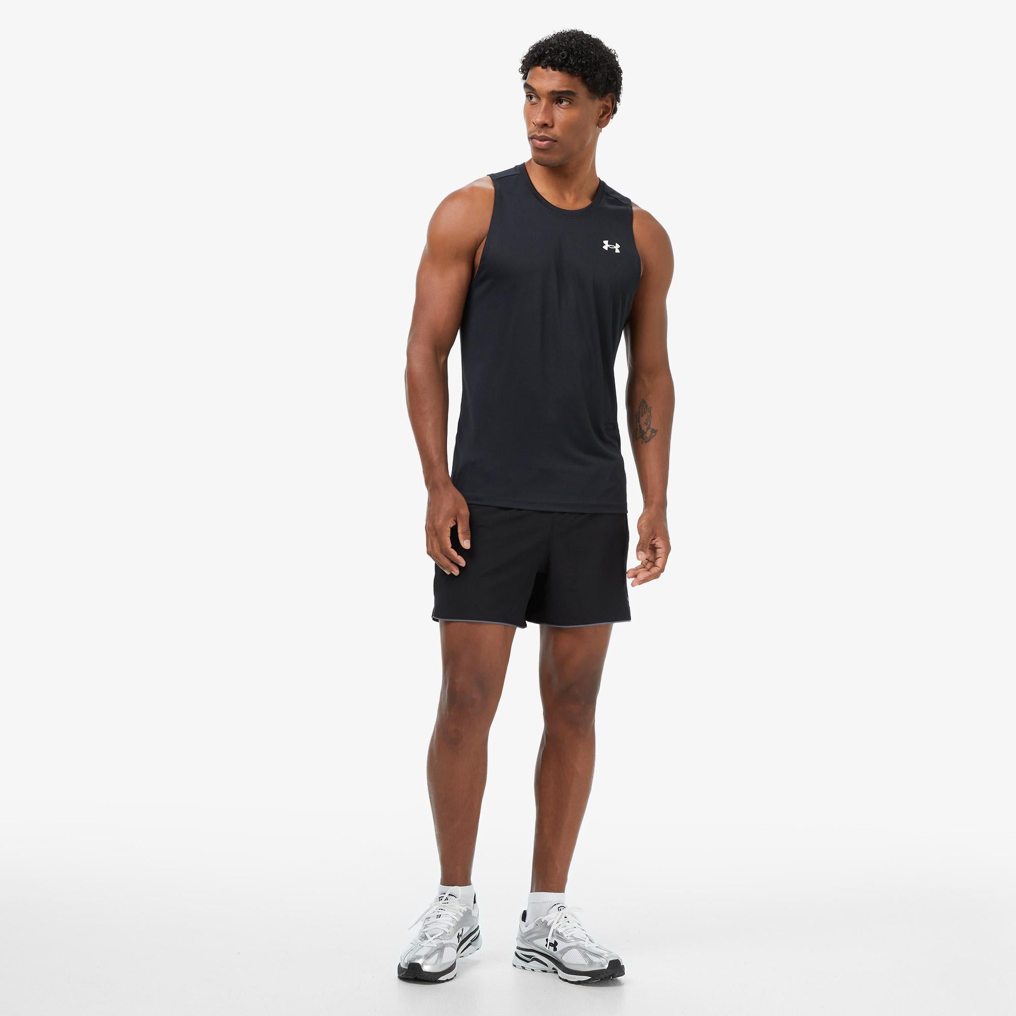 Under Armour Velociti Pro 5 İnç Erkek Siyah Koşu Şortu