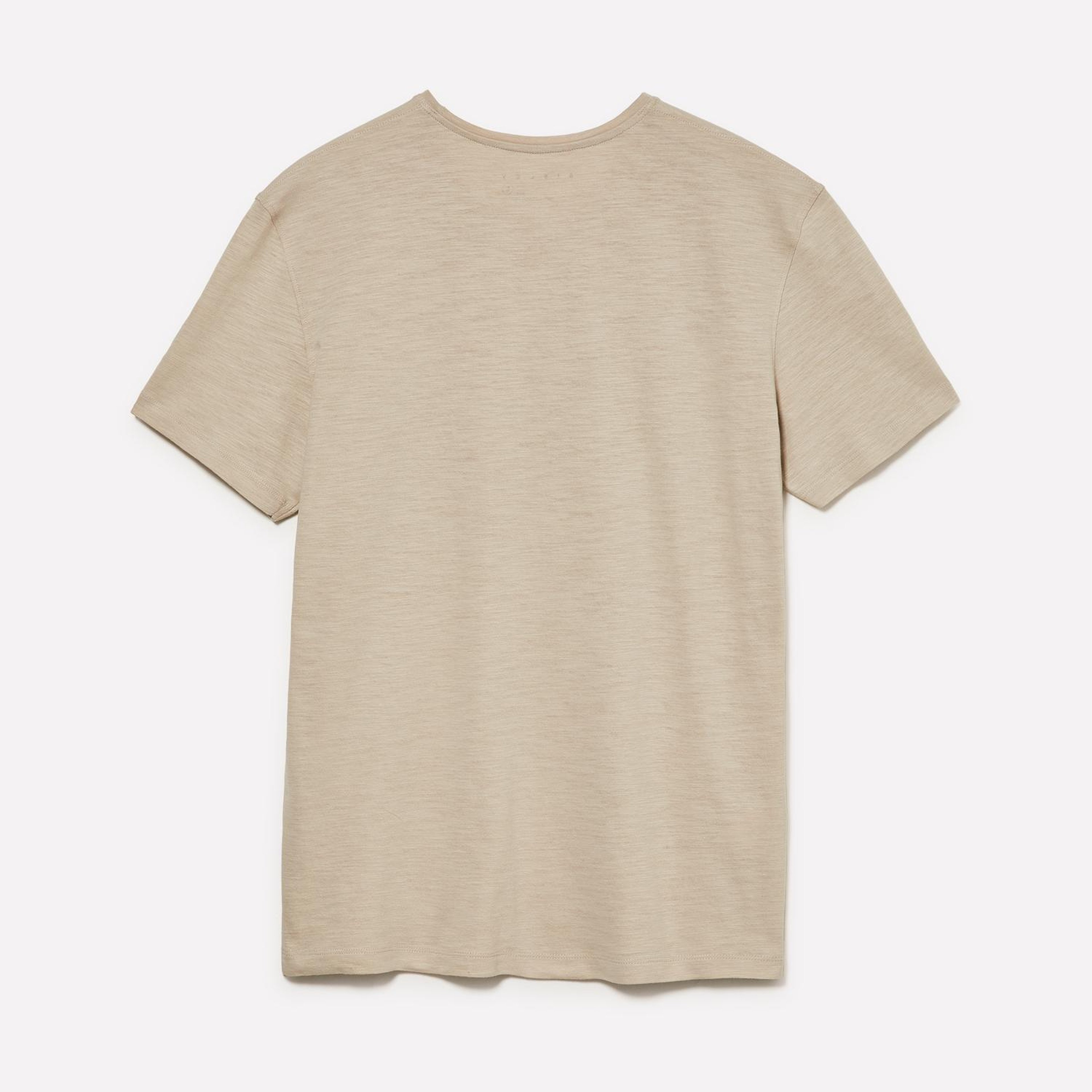 Erkek Taş  %100 Pamuk Kısa Kollu Cepli Bisiklet Yaka T-Shirt