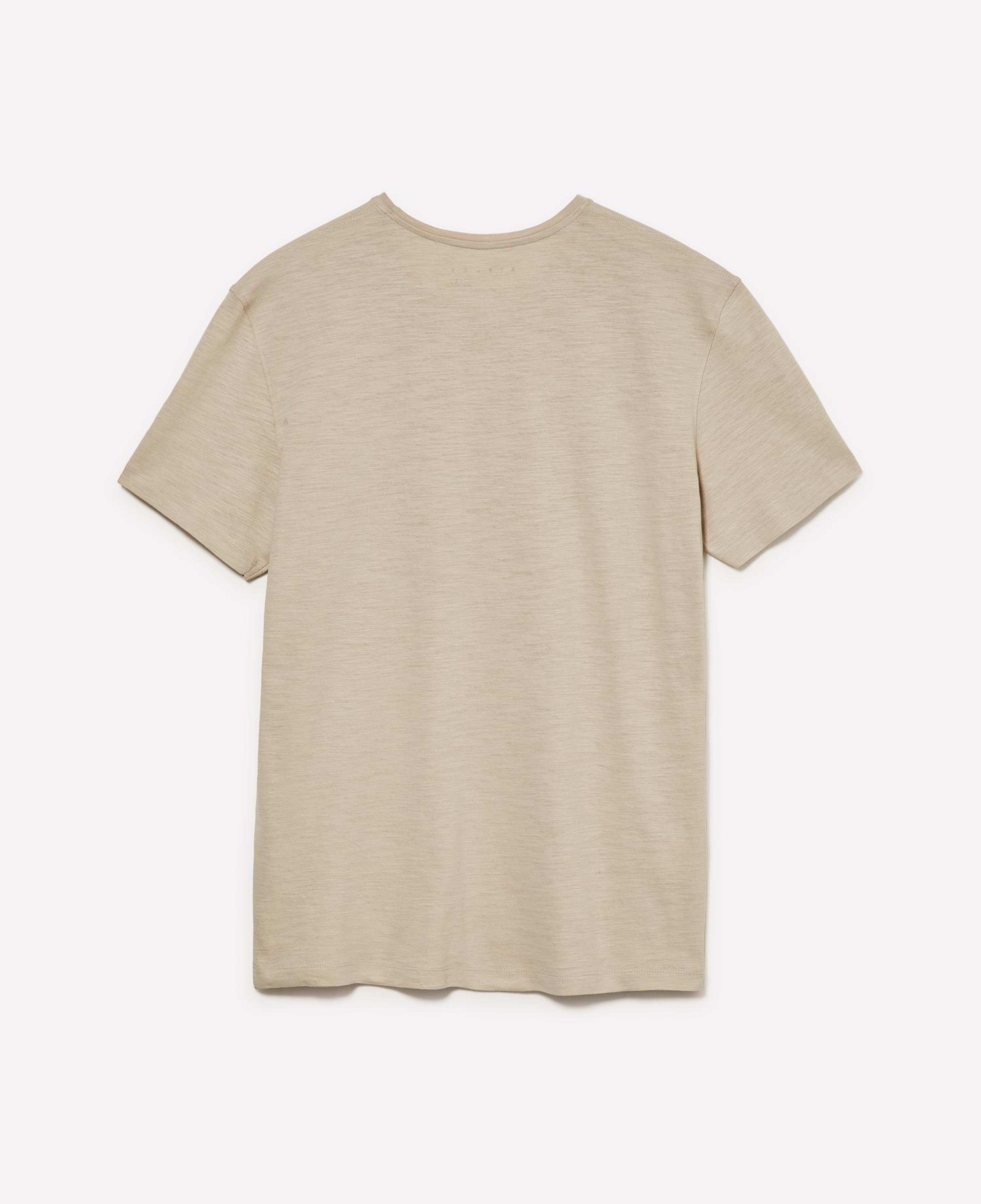 Erkek Taş  %100 Pamuk Kısa Kollu Cepli Bisiklet Yaka T-Shirt