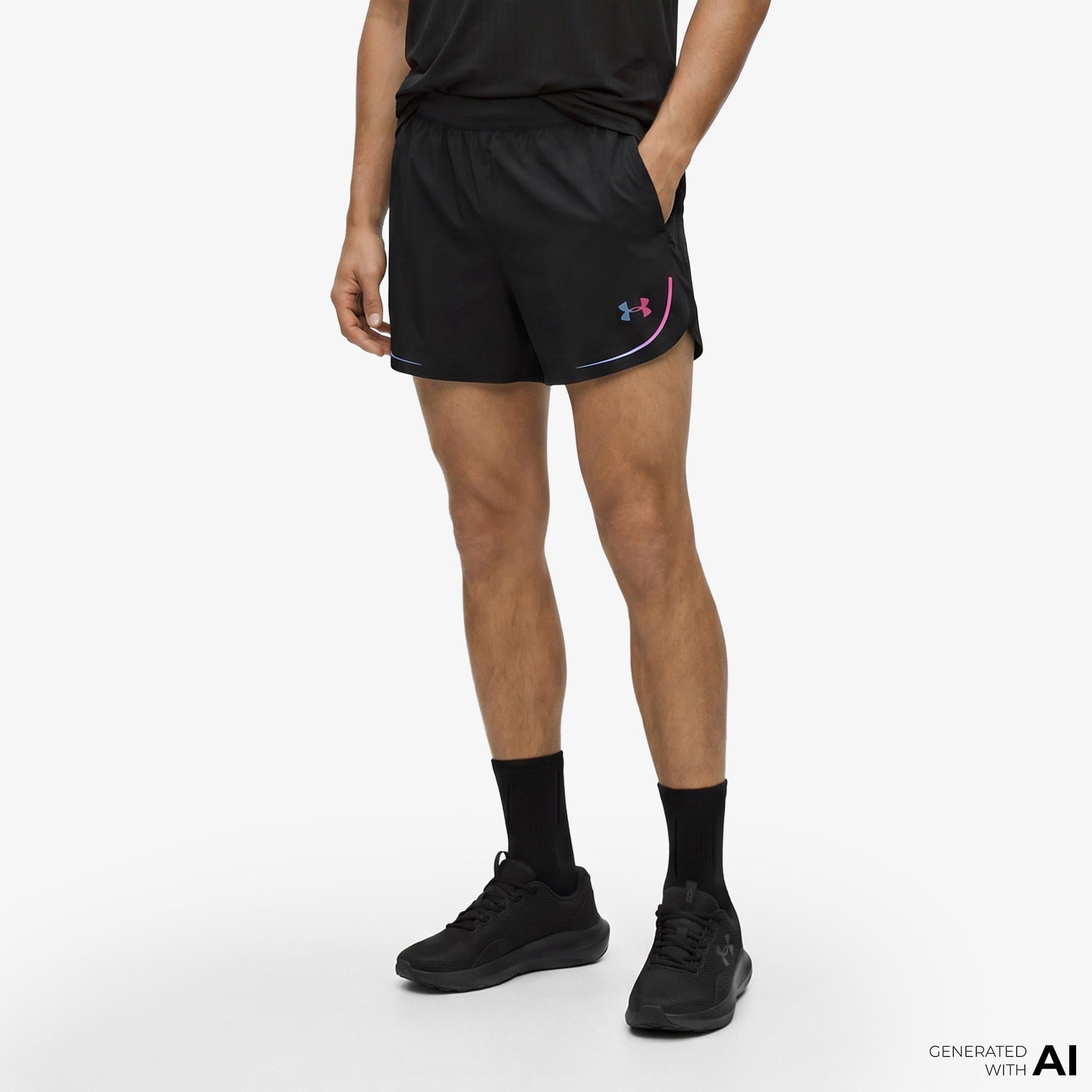 Under Armour Velociti Elite Erkek Siyah Koşu Şortu