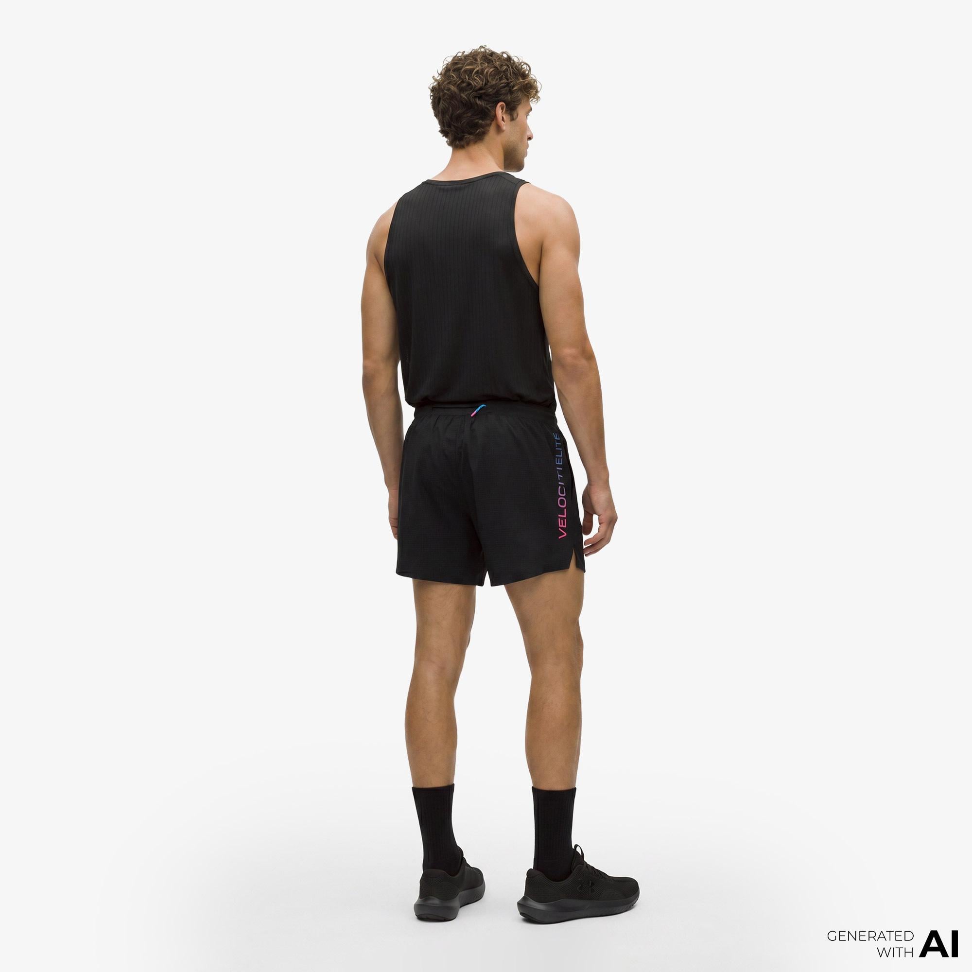 Under Armour Velociti Elite Erkek Siyah Koşu Şortu