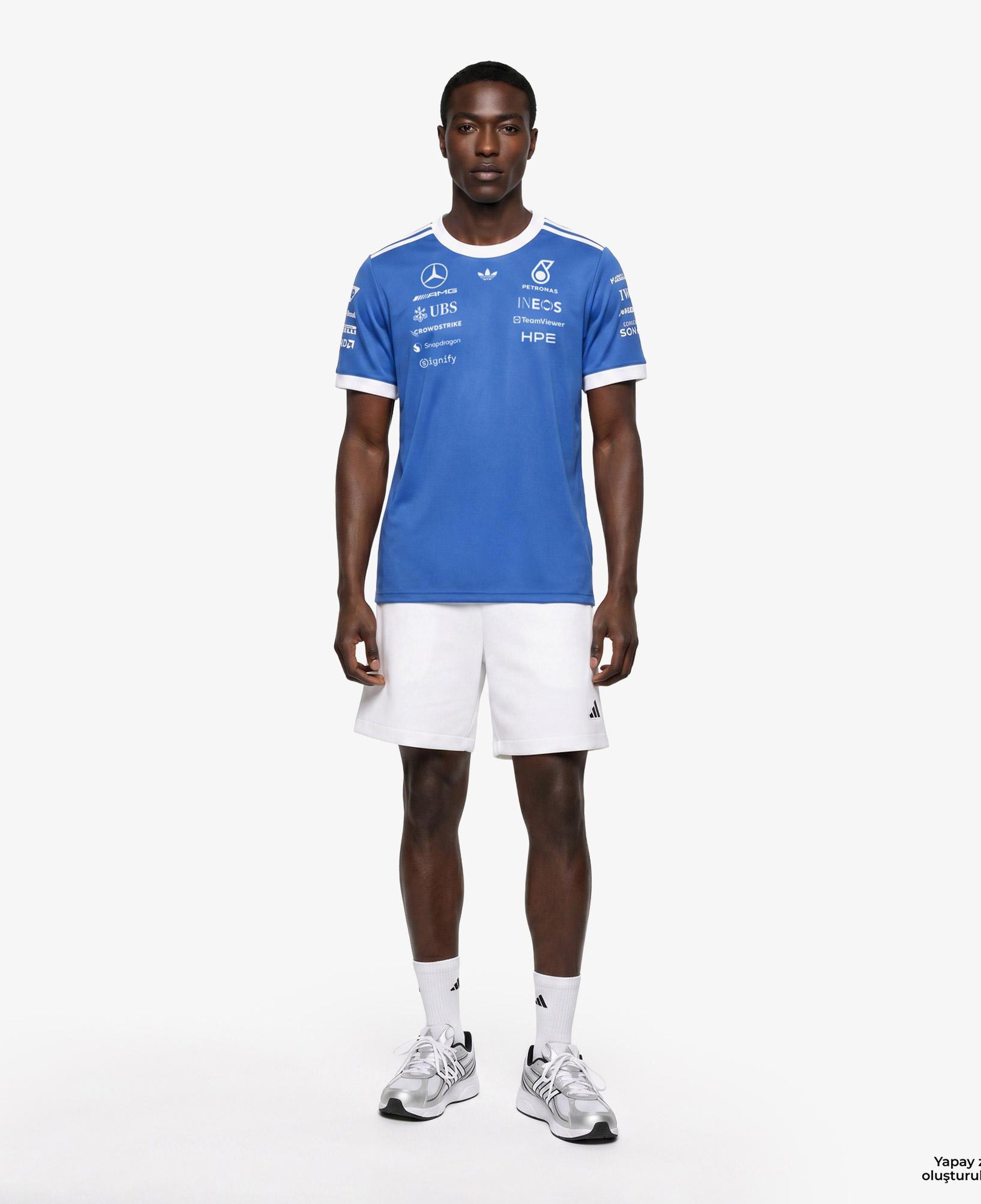 adidas Mercedes F1 Driver Erkek Siyah T-Shirt