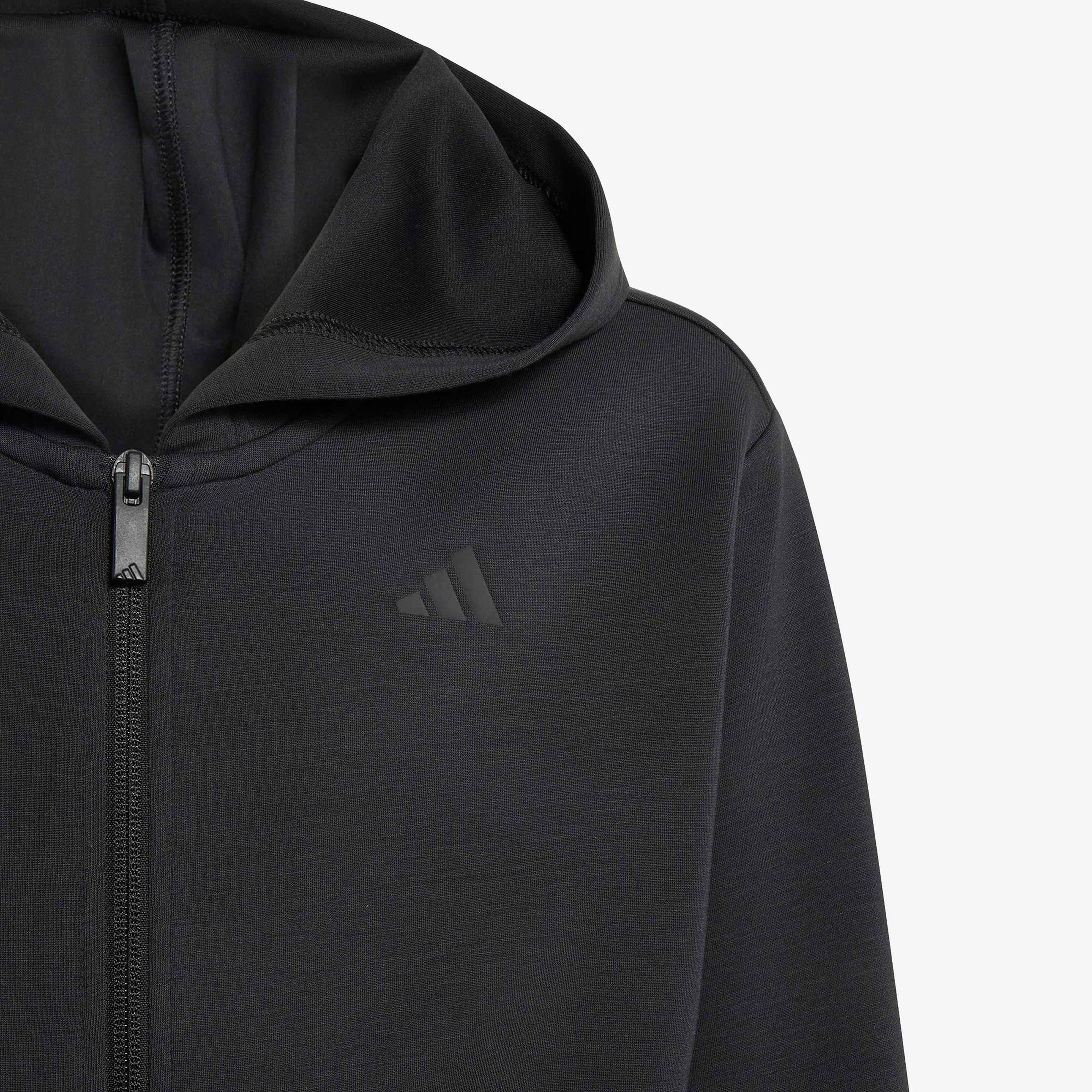 adidas G Fz Hd Çocuk Siyah Ceket