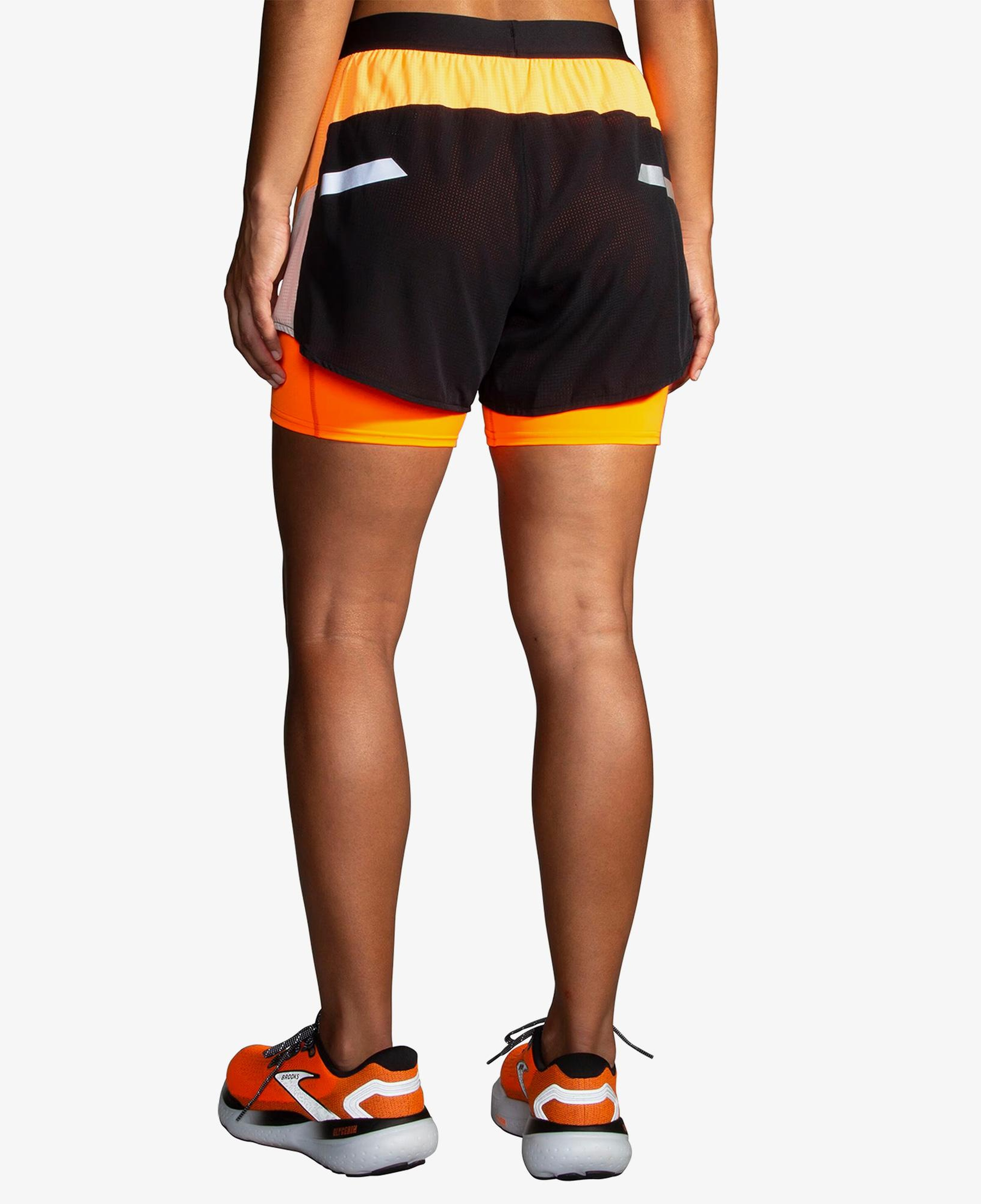 Brooks Run Visible 4 2in1 2.0 Kadın Siyah Şort