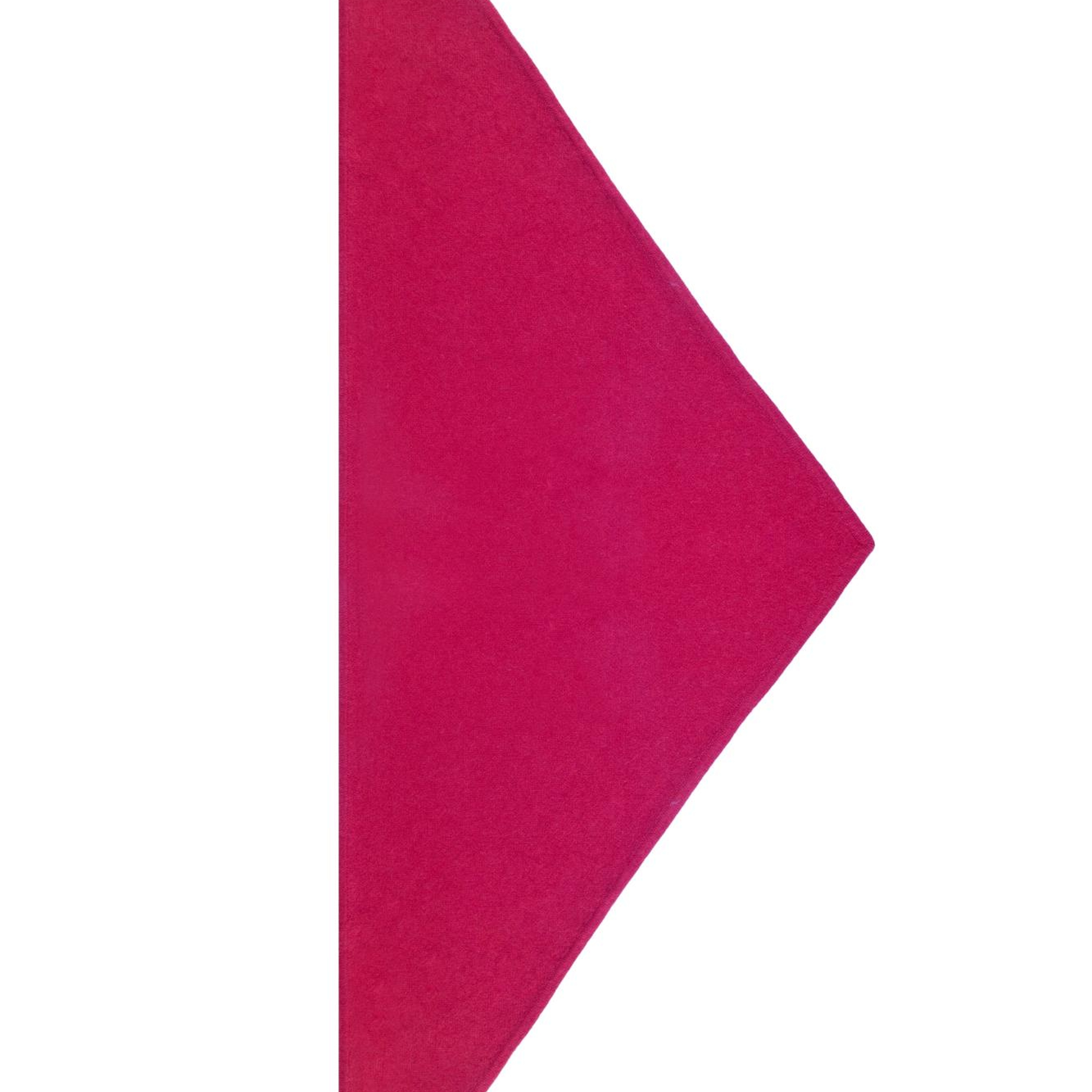 Koyu Fuşya Rose Saf Kaşmir Bandana 115x45x45 cm