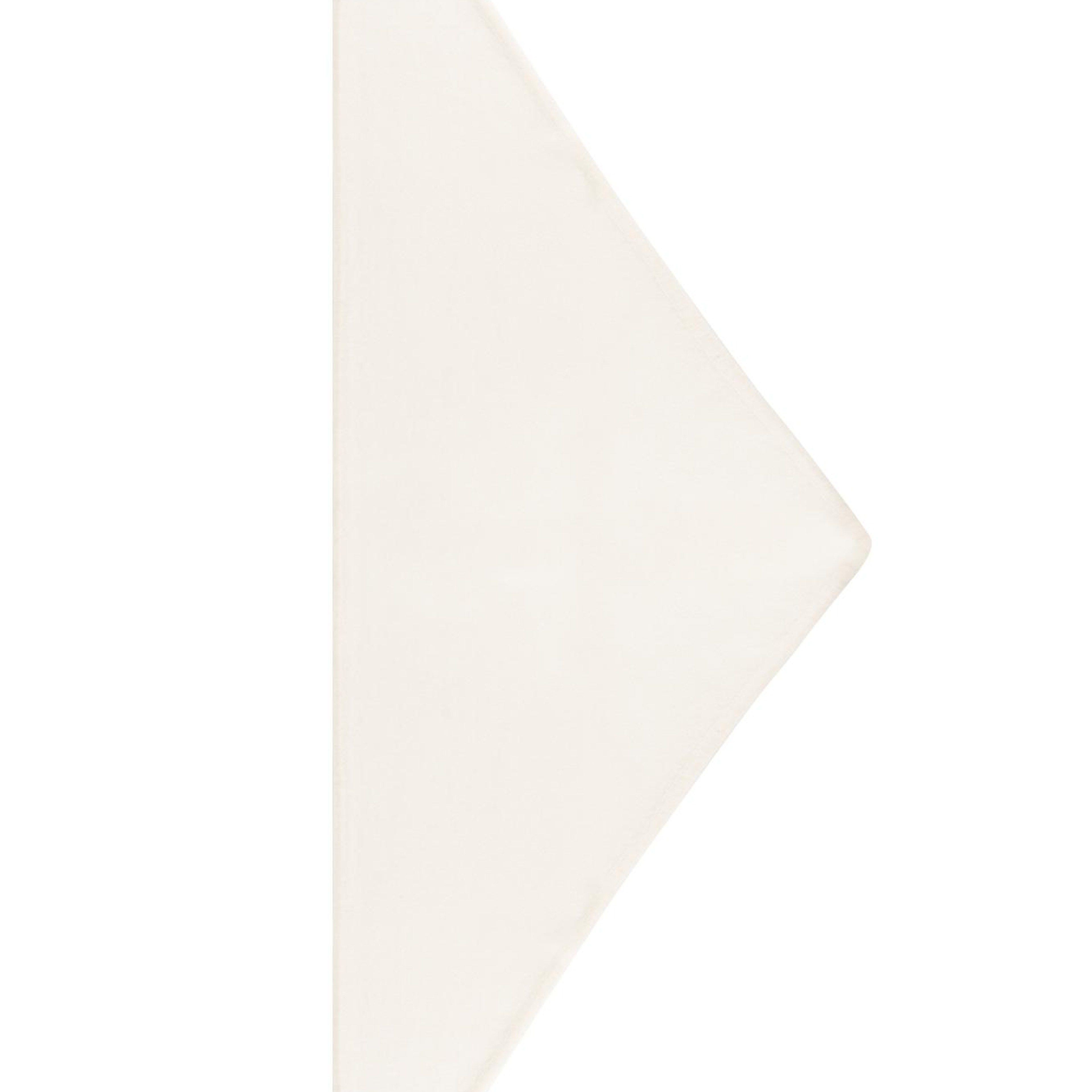 Beyaz Rose Saf Kaşmir Bandana 115x45x45 cm