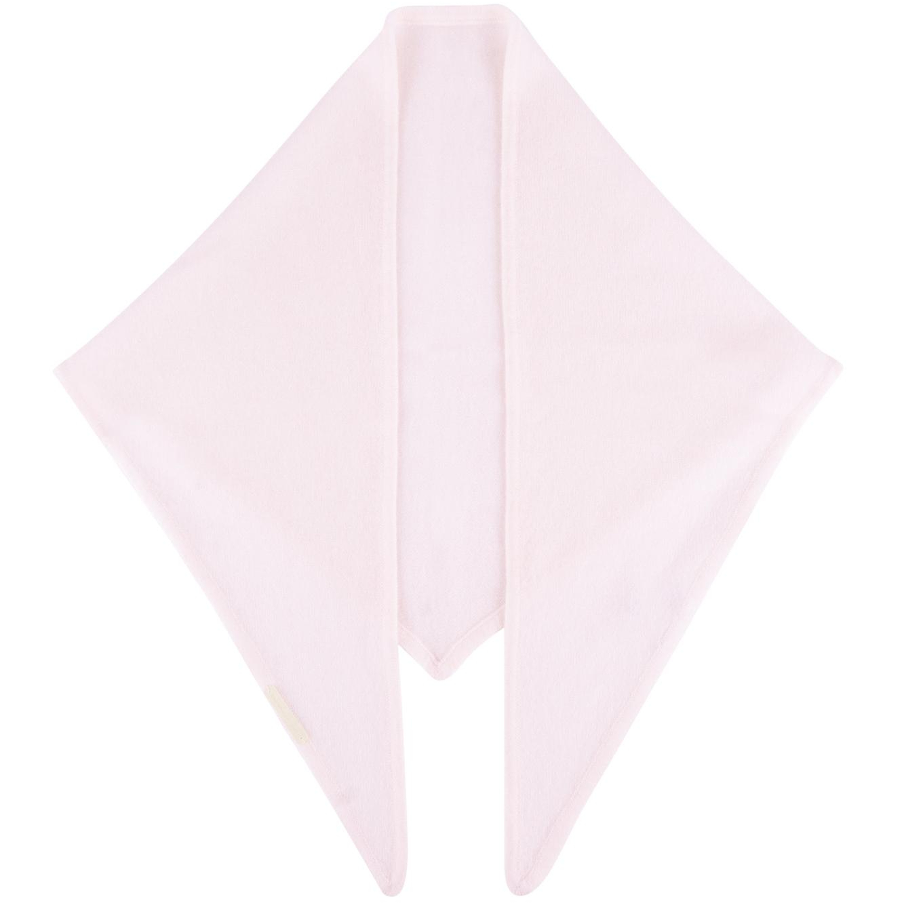 Açık Pembe Rose Saf Kaşmir Bandana 115x45x45 cm