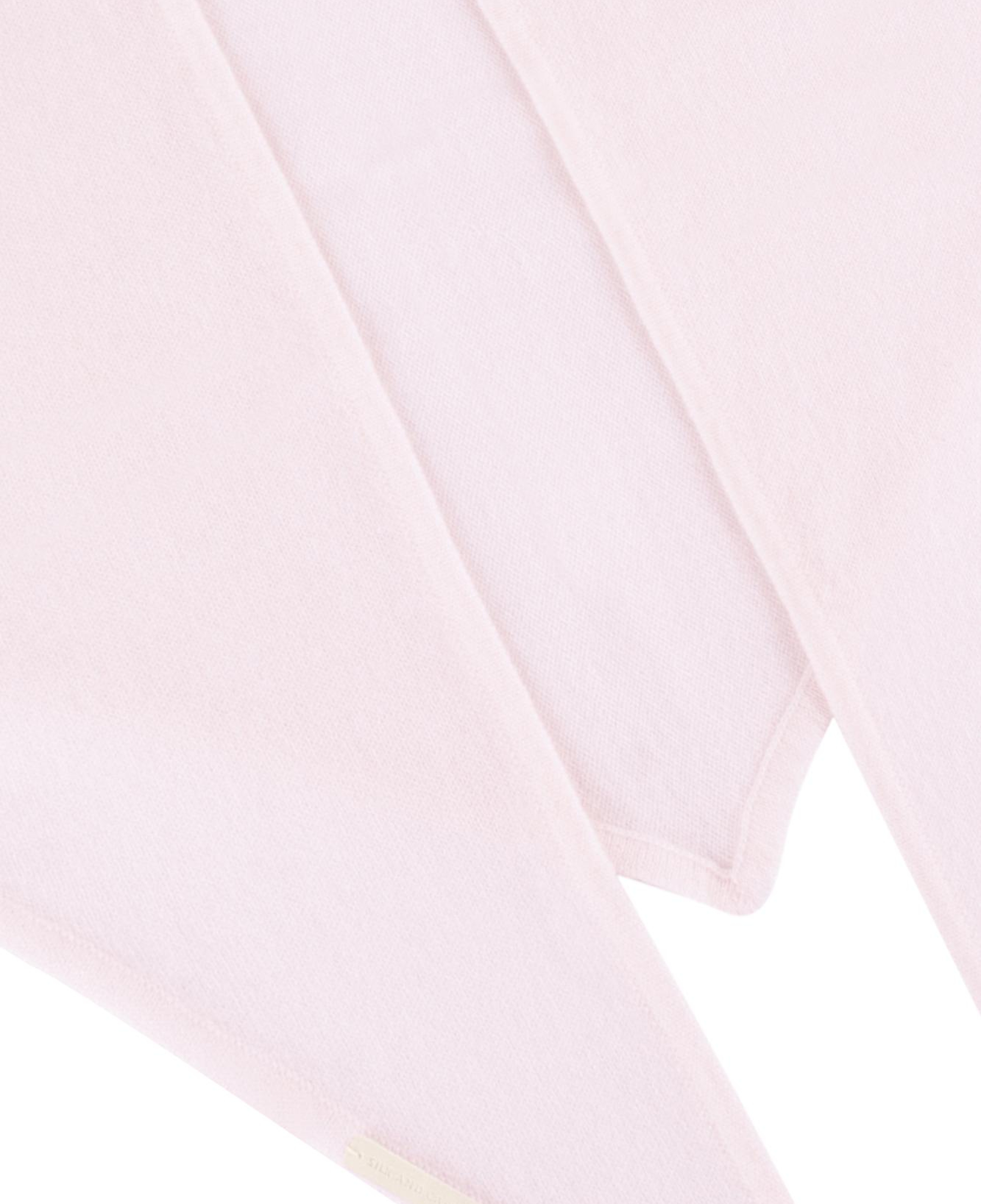Açık Pembe Rose Saf Kaşmir Bandana 115x45x45 cm