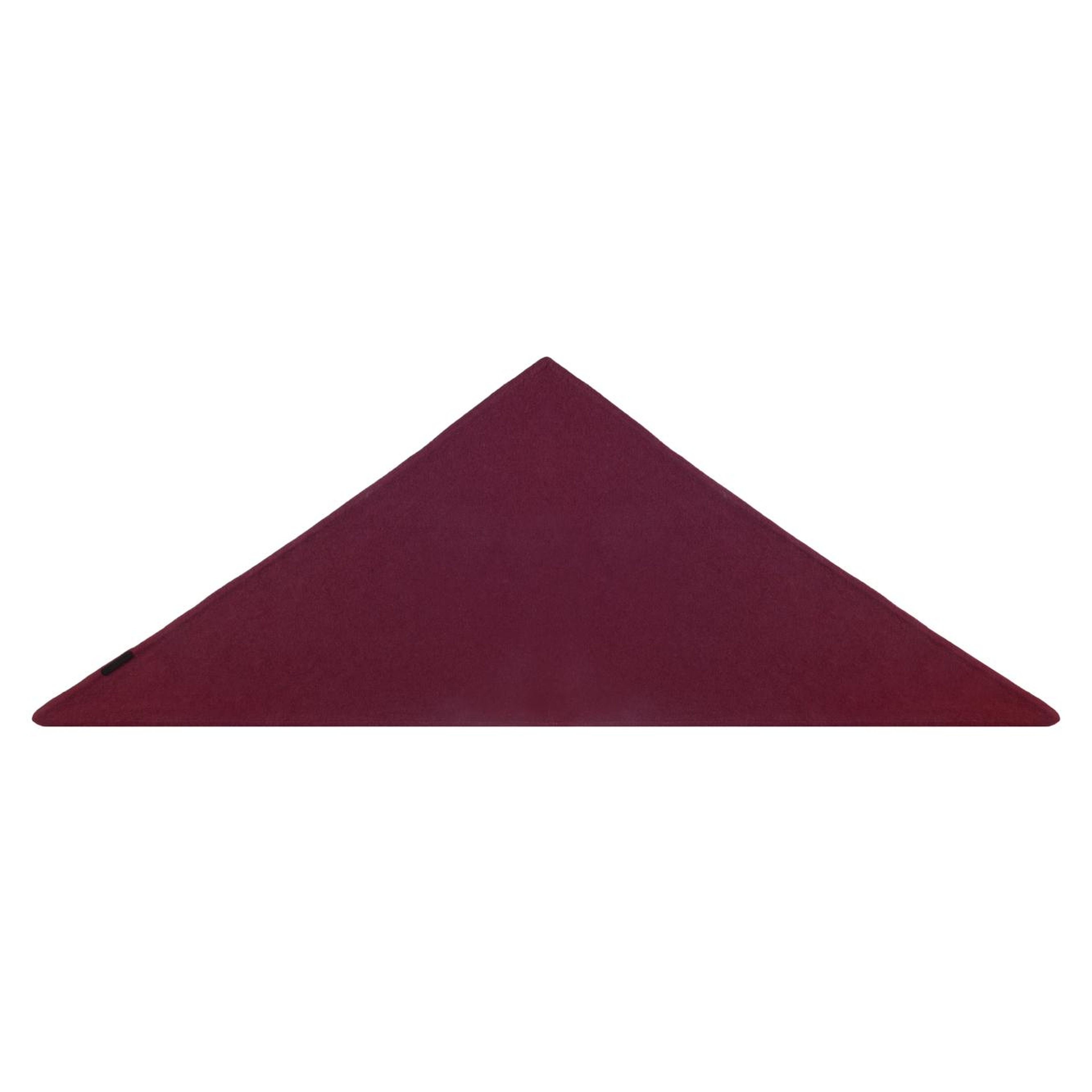 Koyu Bordo Rose Saf Kaşmir Bandana 115x45x45 cm