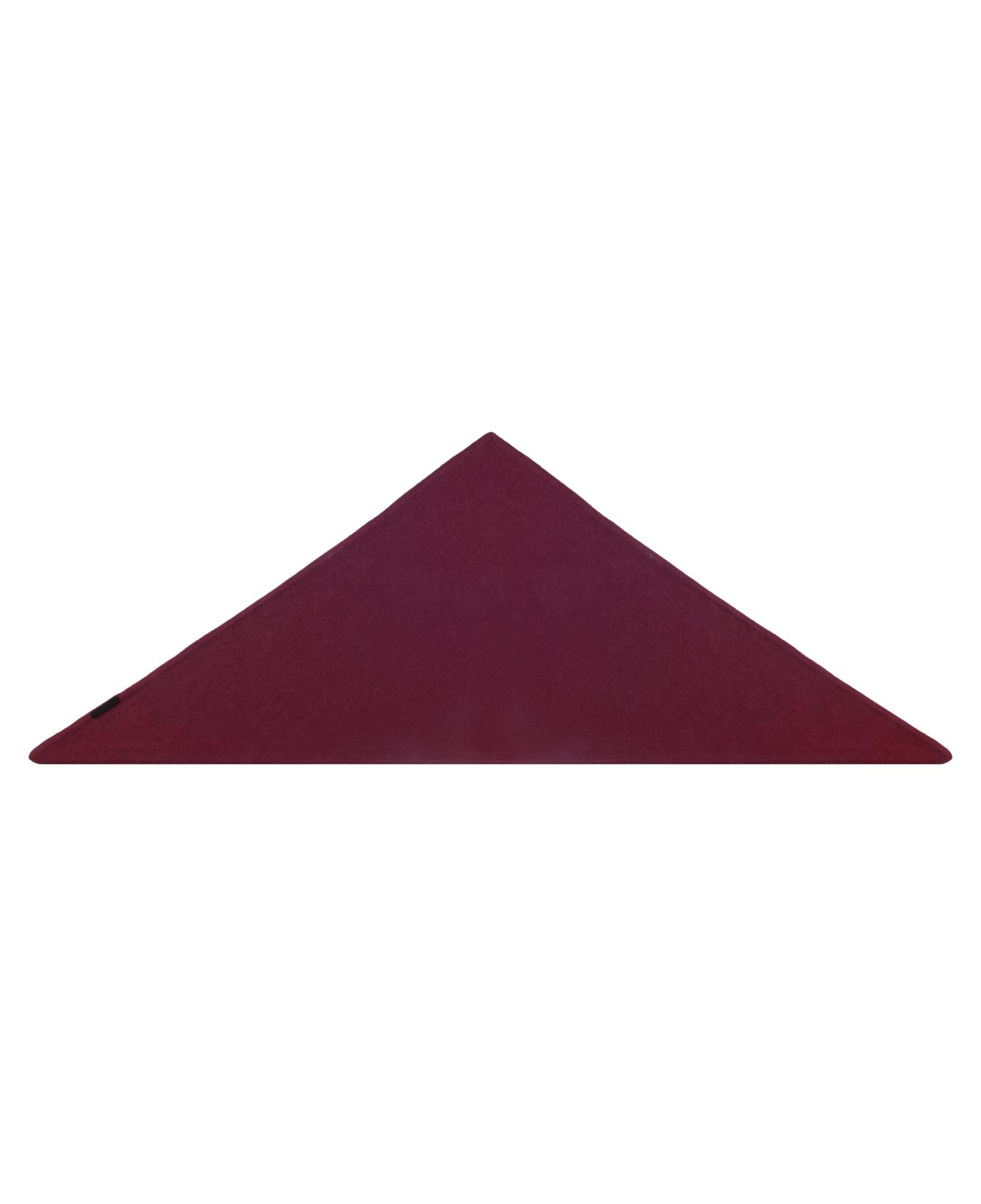 Koyu Bordo Rose Saf Kaşmir Bandana 115x45x45 cm