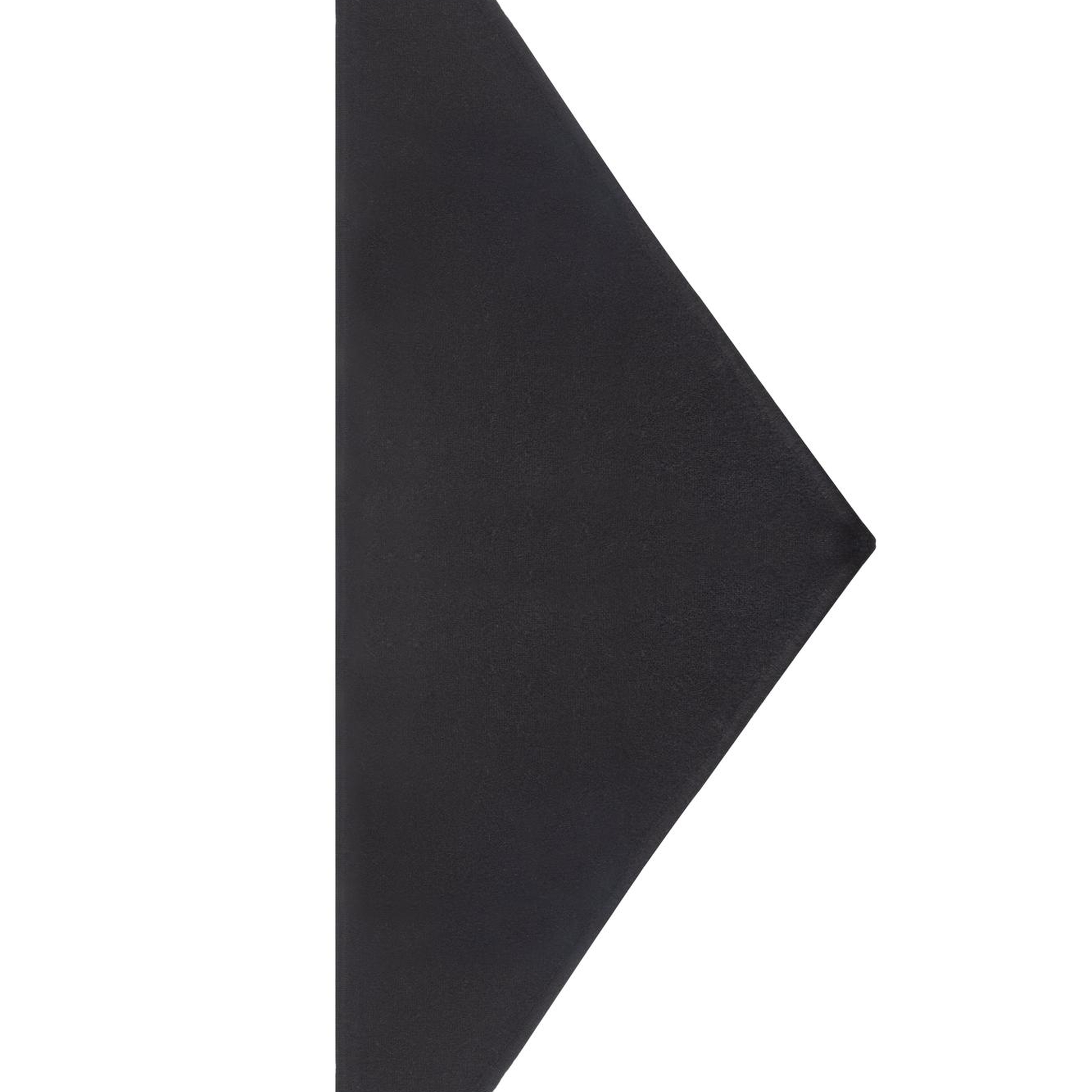 Siyah Rose Saf Kaşmir Bandana 115x45x45 cm