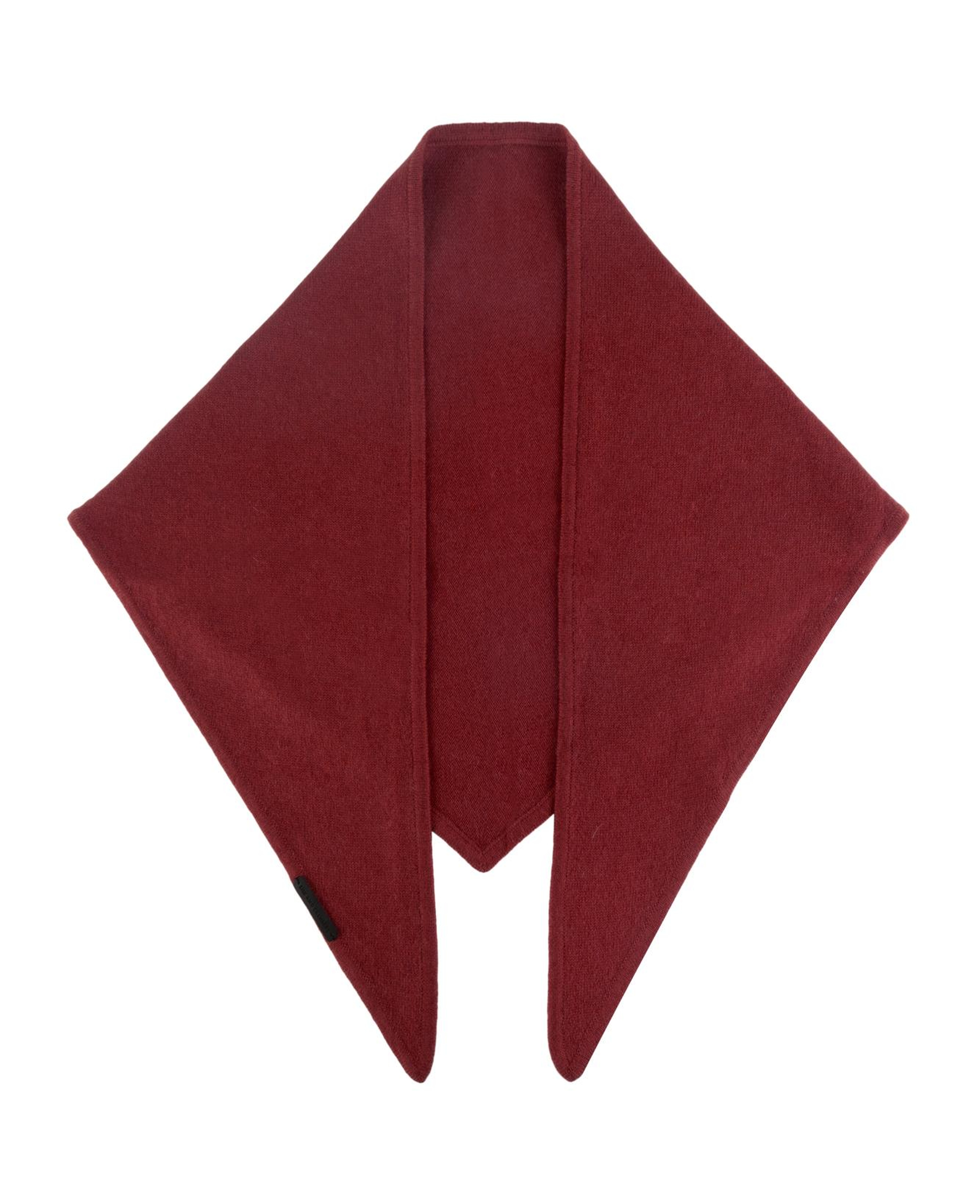 Kızıl Kırmızı Rose Saf Kaşmir Bandana 115x45x45 cm