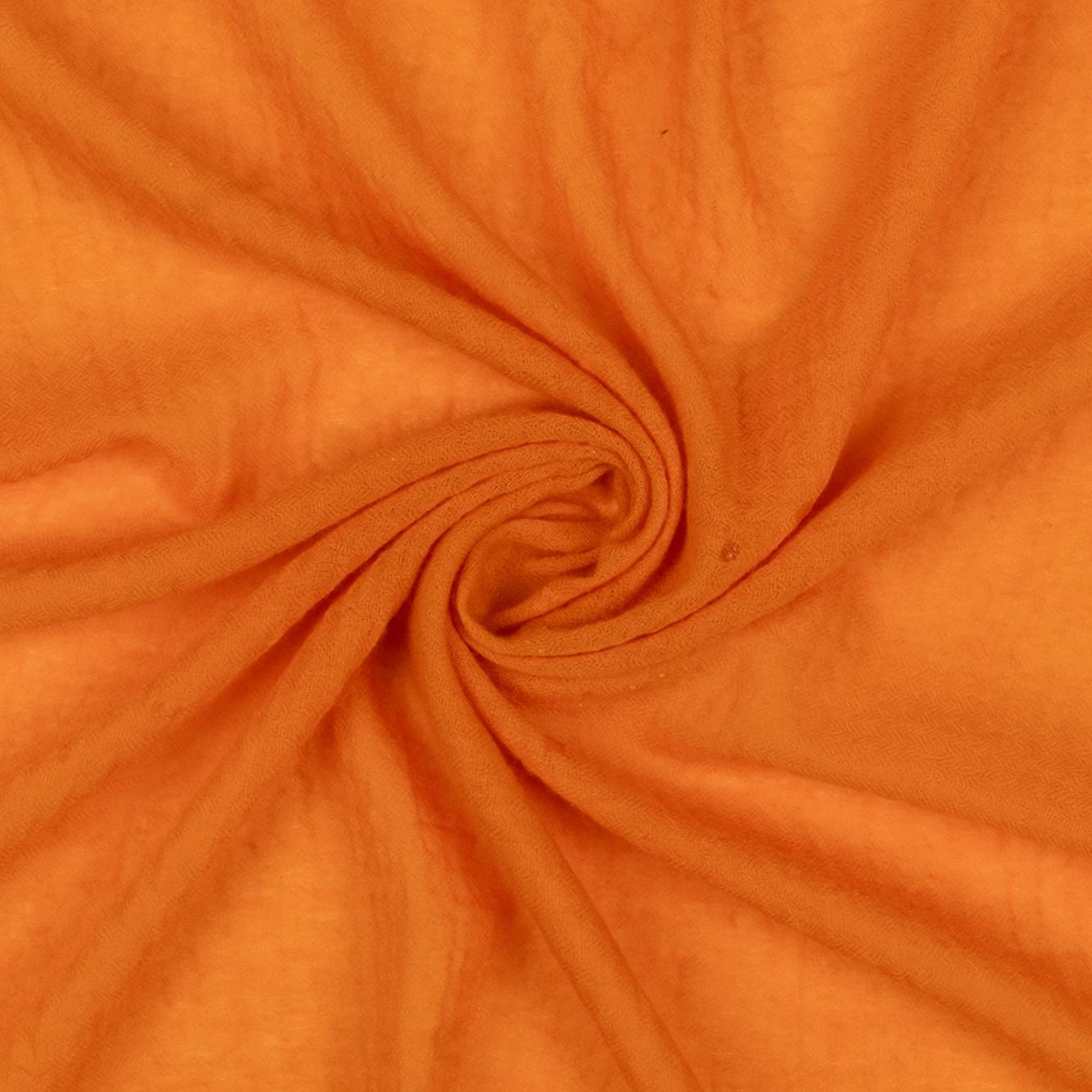 Hardal Sarısı Jas Saf Yün Kare Şal 70x70 cm