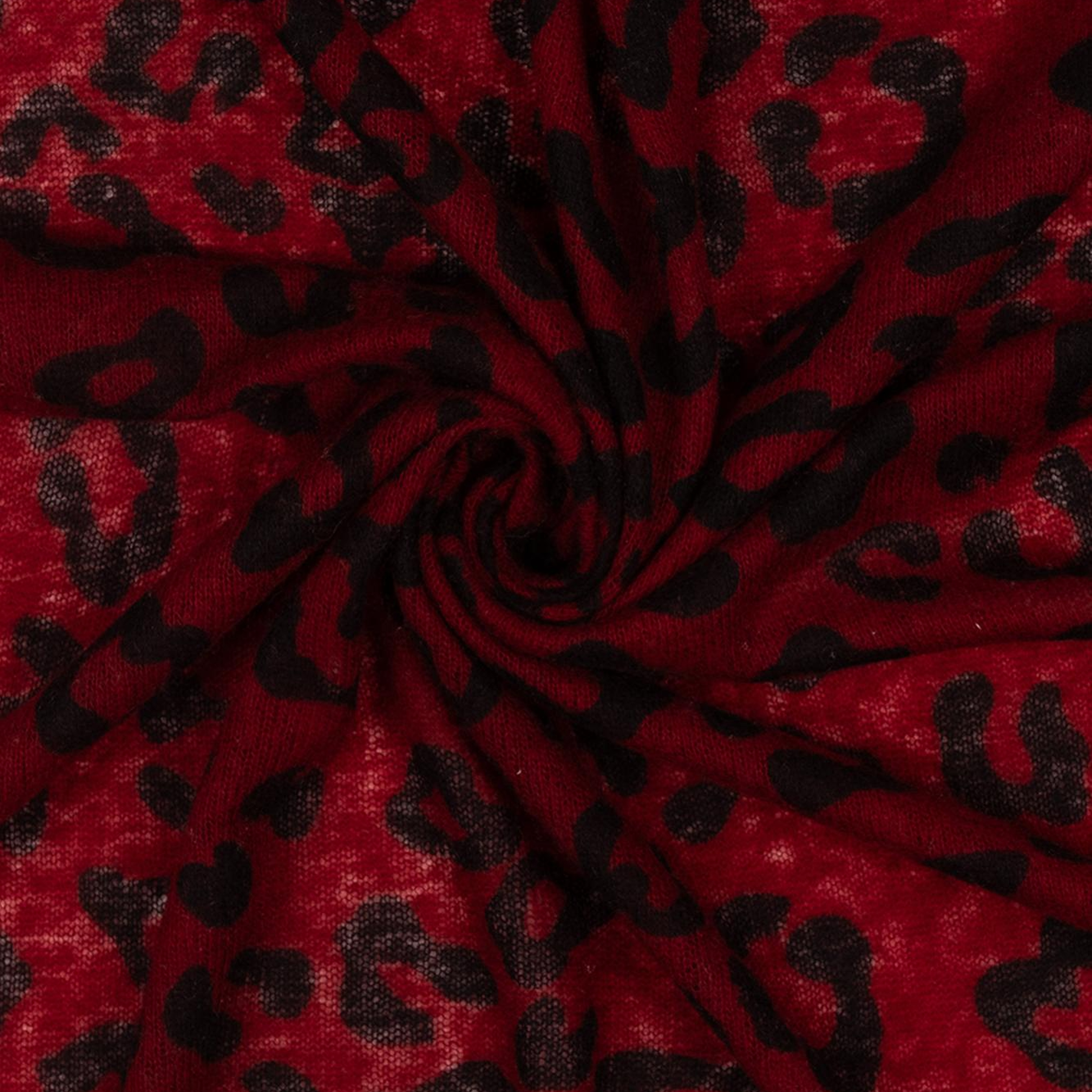 Kırmızı Jas Saf Kaşmir Desenli Kare Şal 70x70 cm