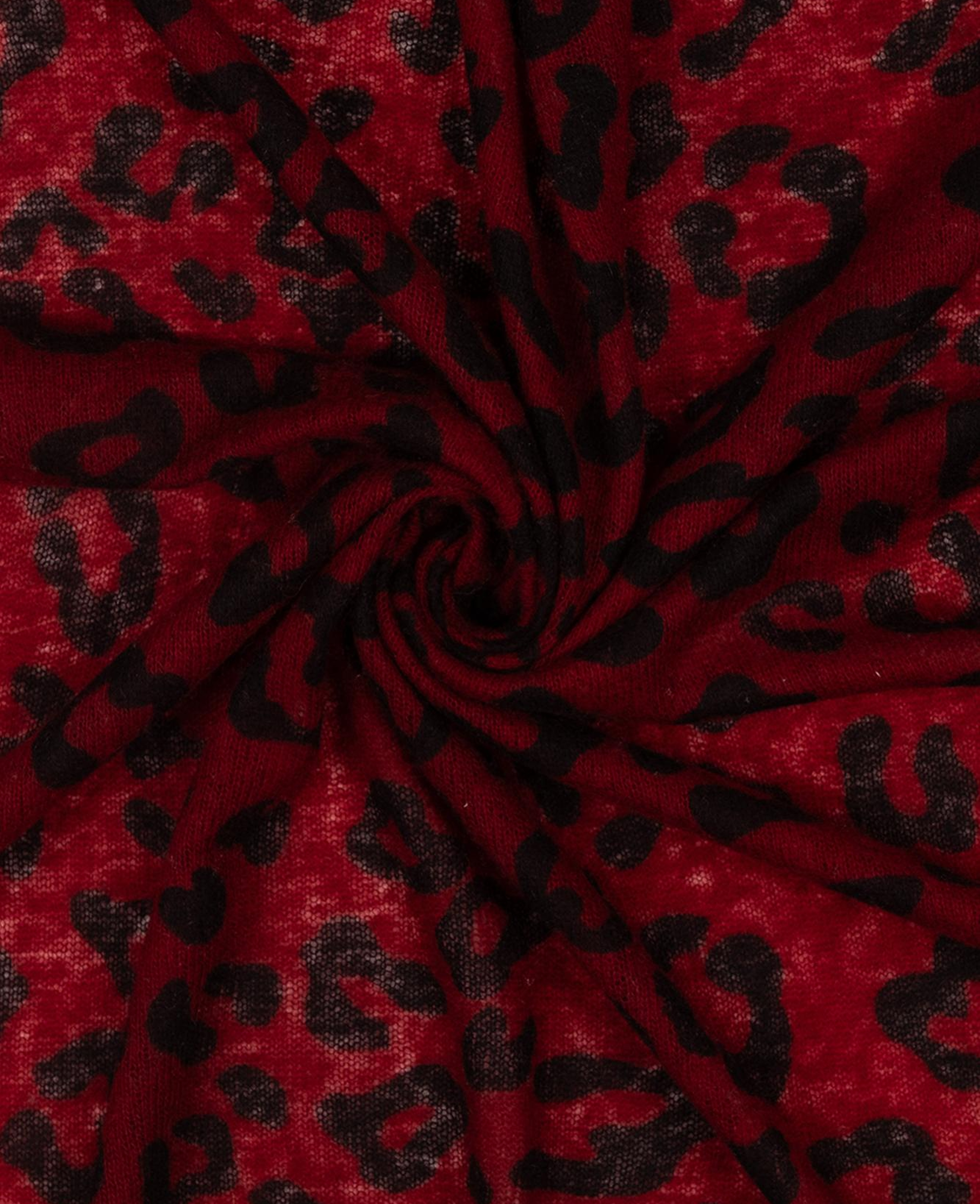 Kırmızı Jas Saf Kaşmir Desenli Kare Şal 70x70 cm