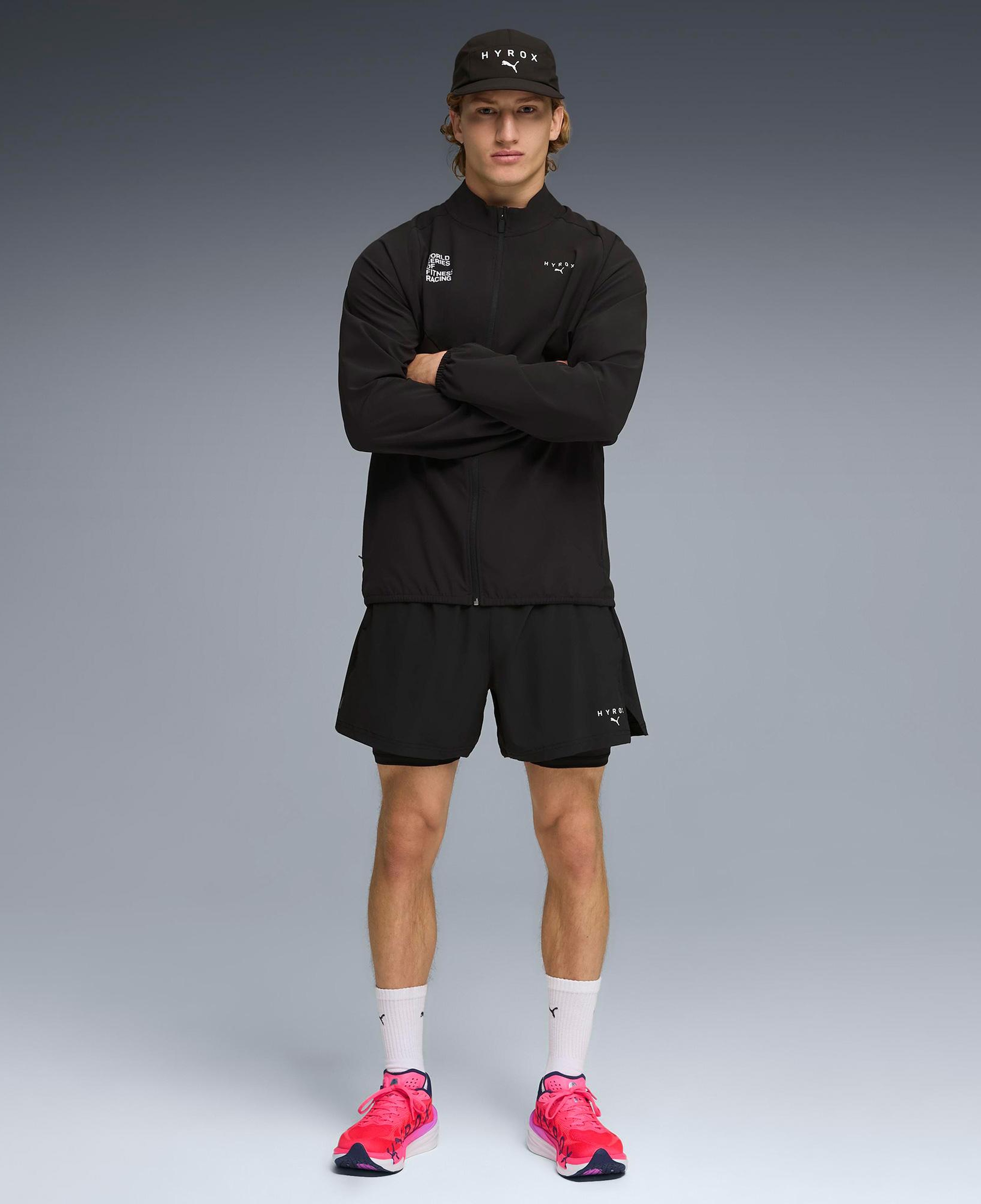 Puma x Hyrox Dryelite Erkek Siyah Antrenman Ceket