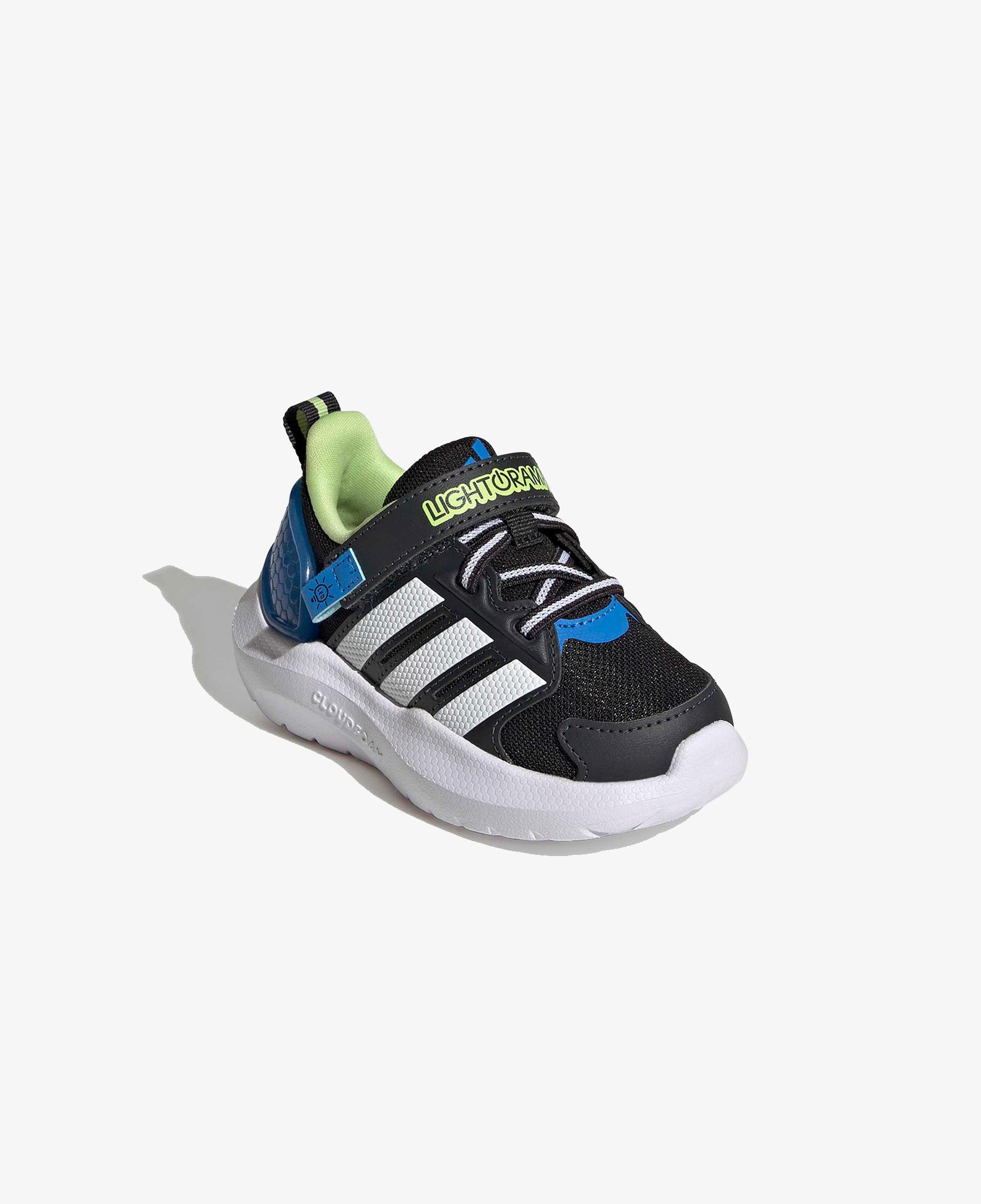 adidas Lightorama Runner Elastic Lace Çocuk Siyah Koşu Ayakkabısı