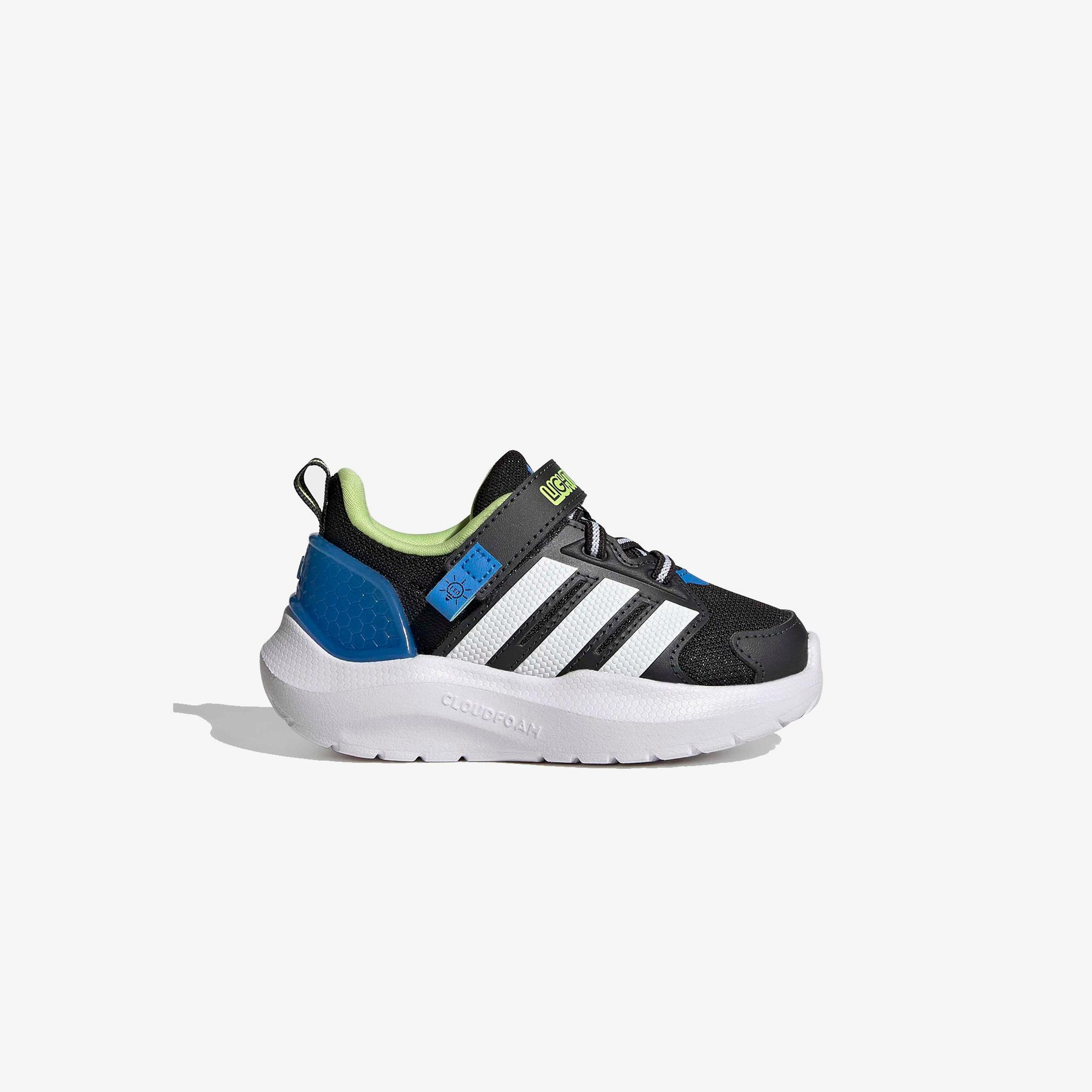 adidas Lightorama Runner Elastic Lace Çocuk Siyah Koşu Ayakkabısı