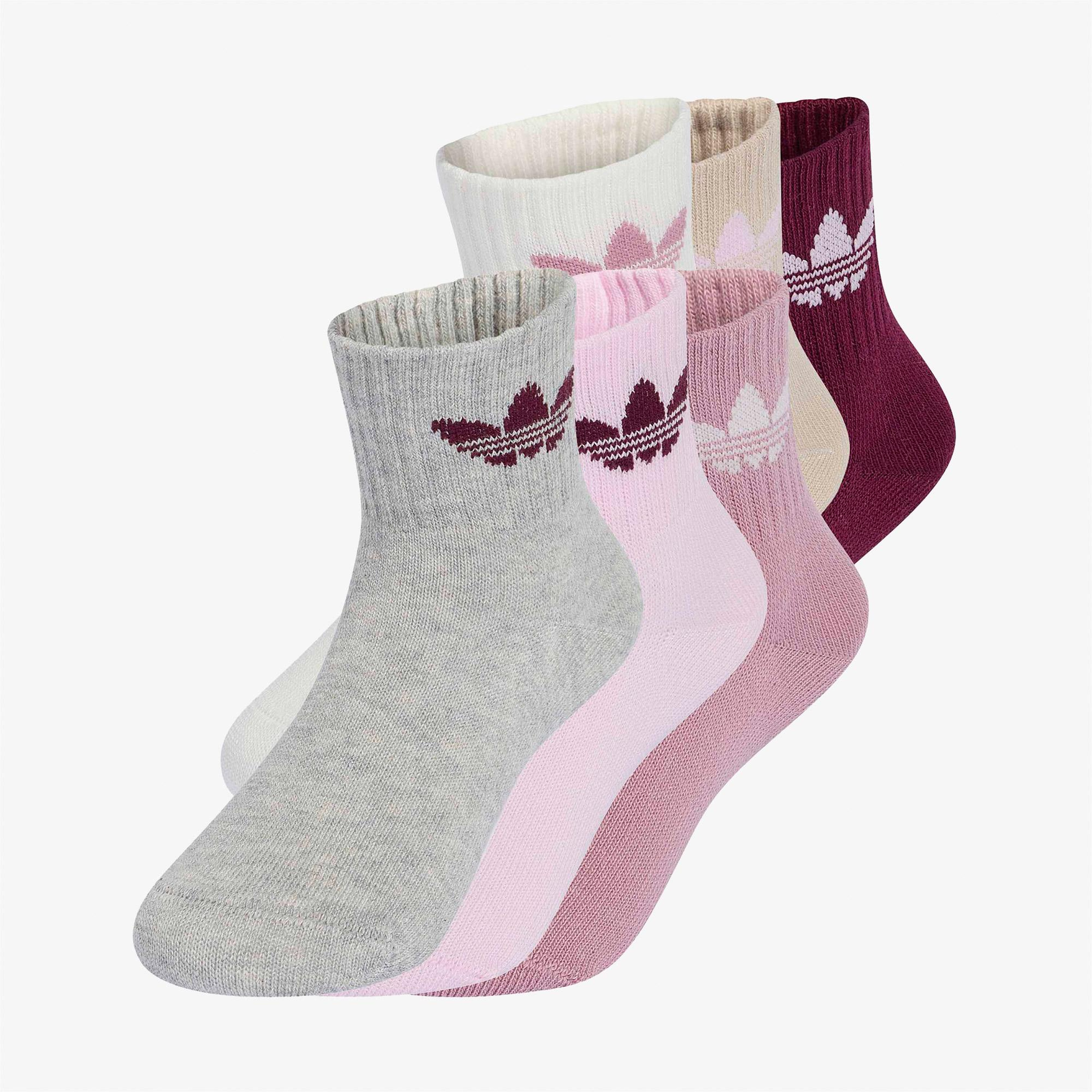 adidas Ankle 6'lı Çocuk Renkli Çorap