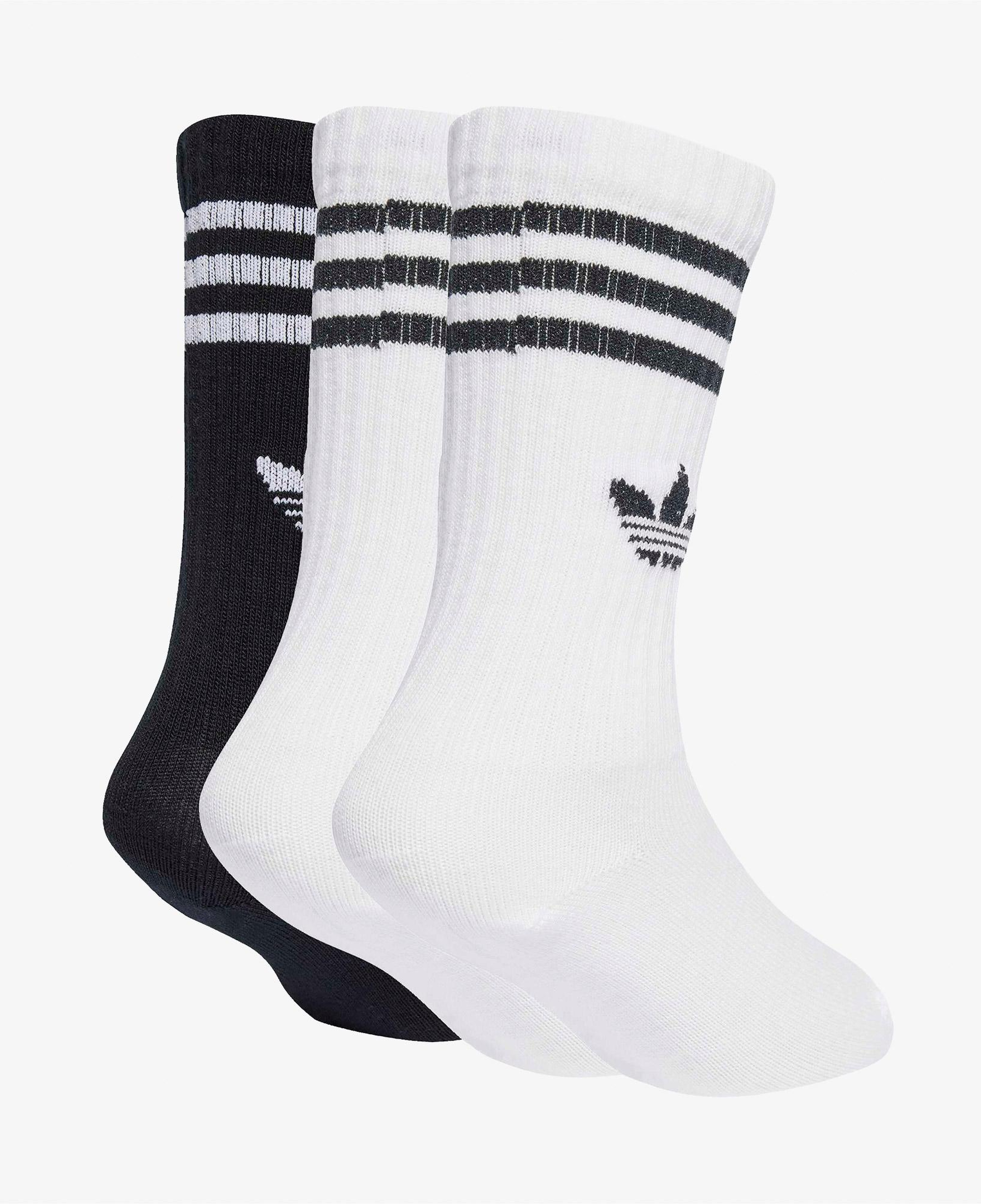 adidas Crew 3'lü Çocuk Beyaz Çorap
