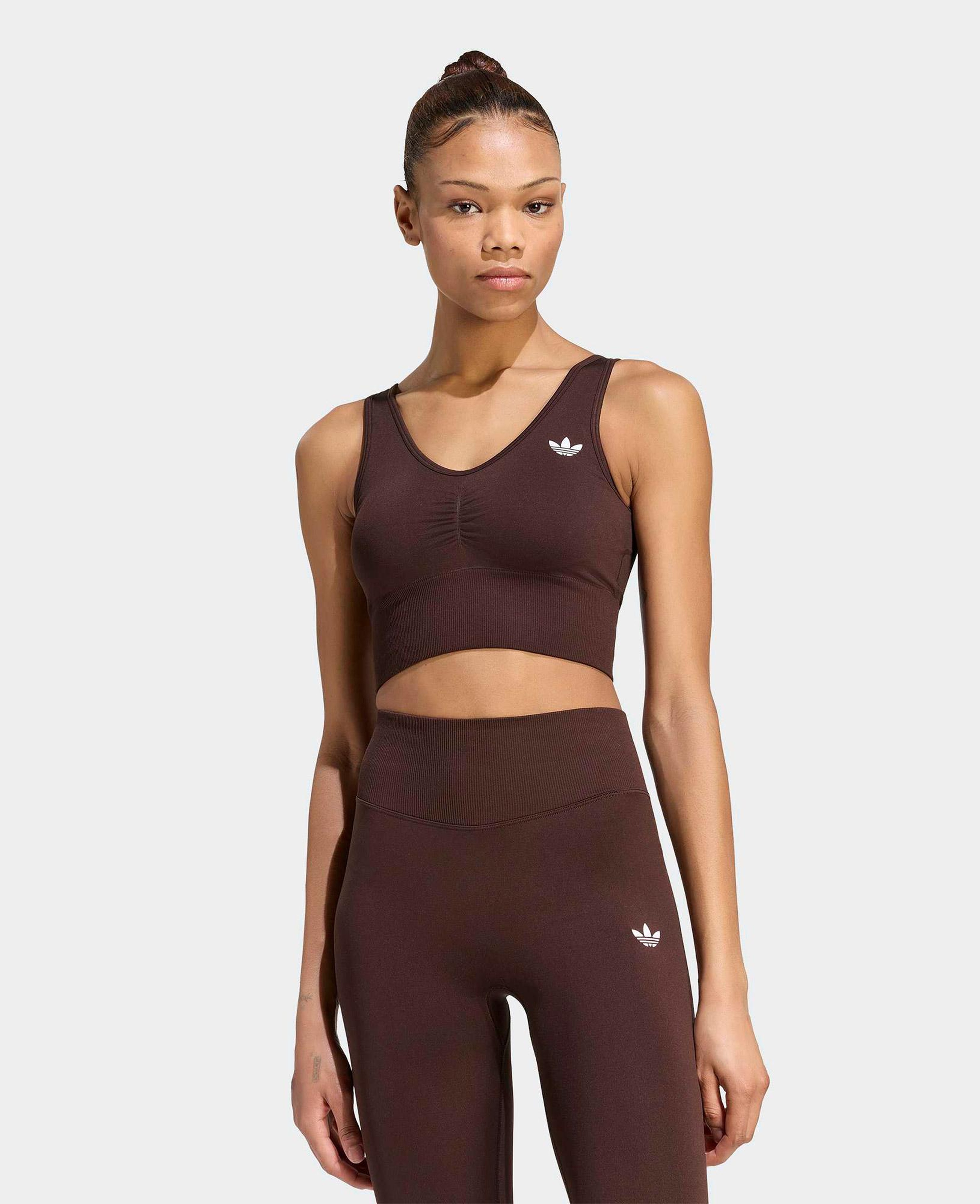 adidas Seamless Kadın Kahverengi Crop