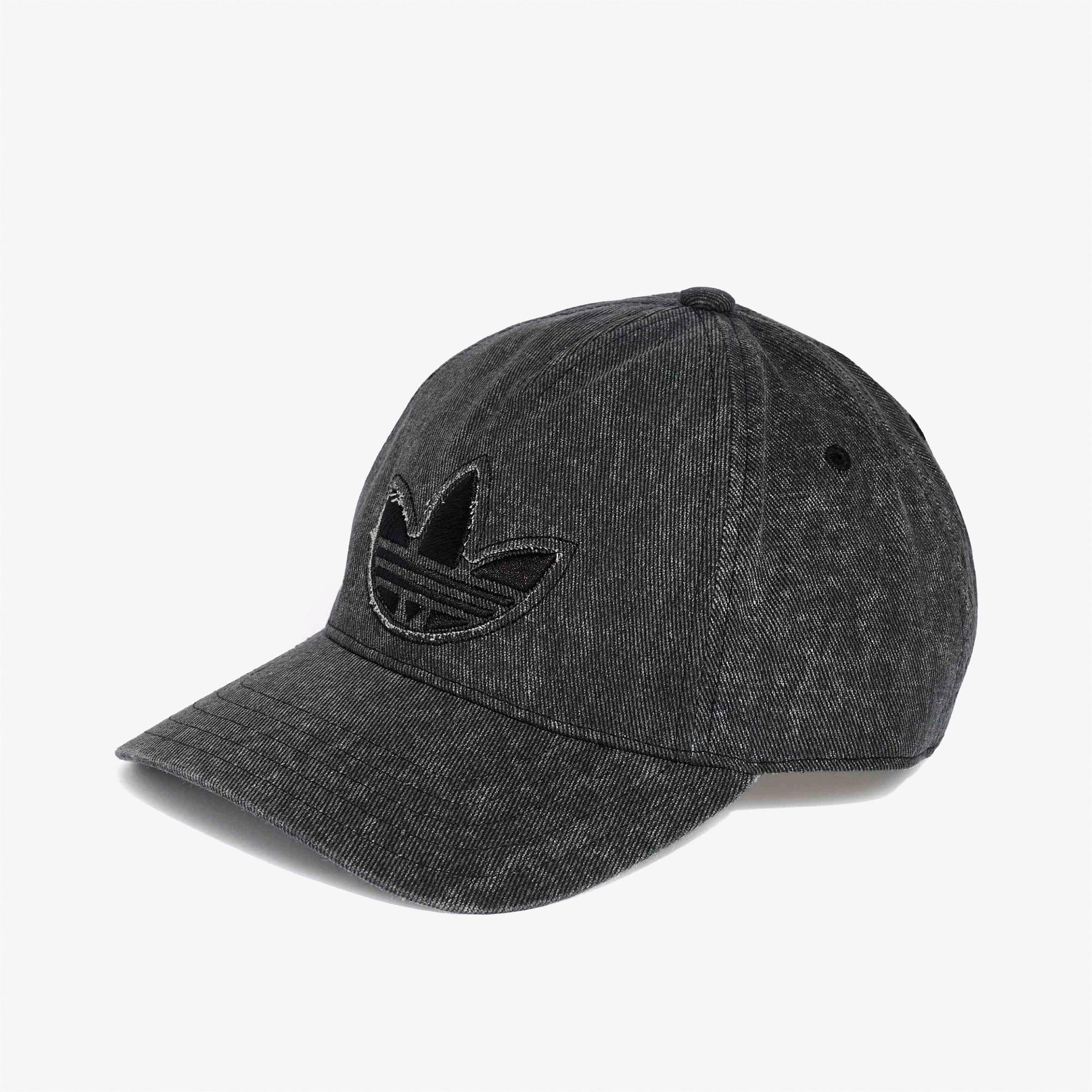 adidas Yıkamalı Denim Unisex Antrasit Şapka