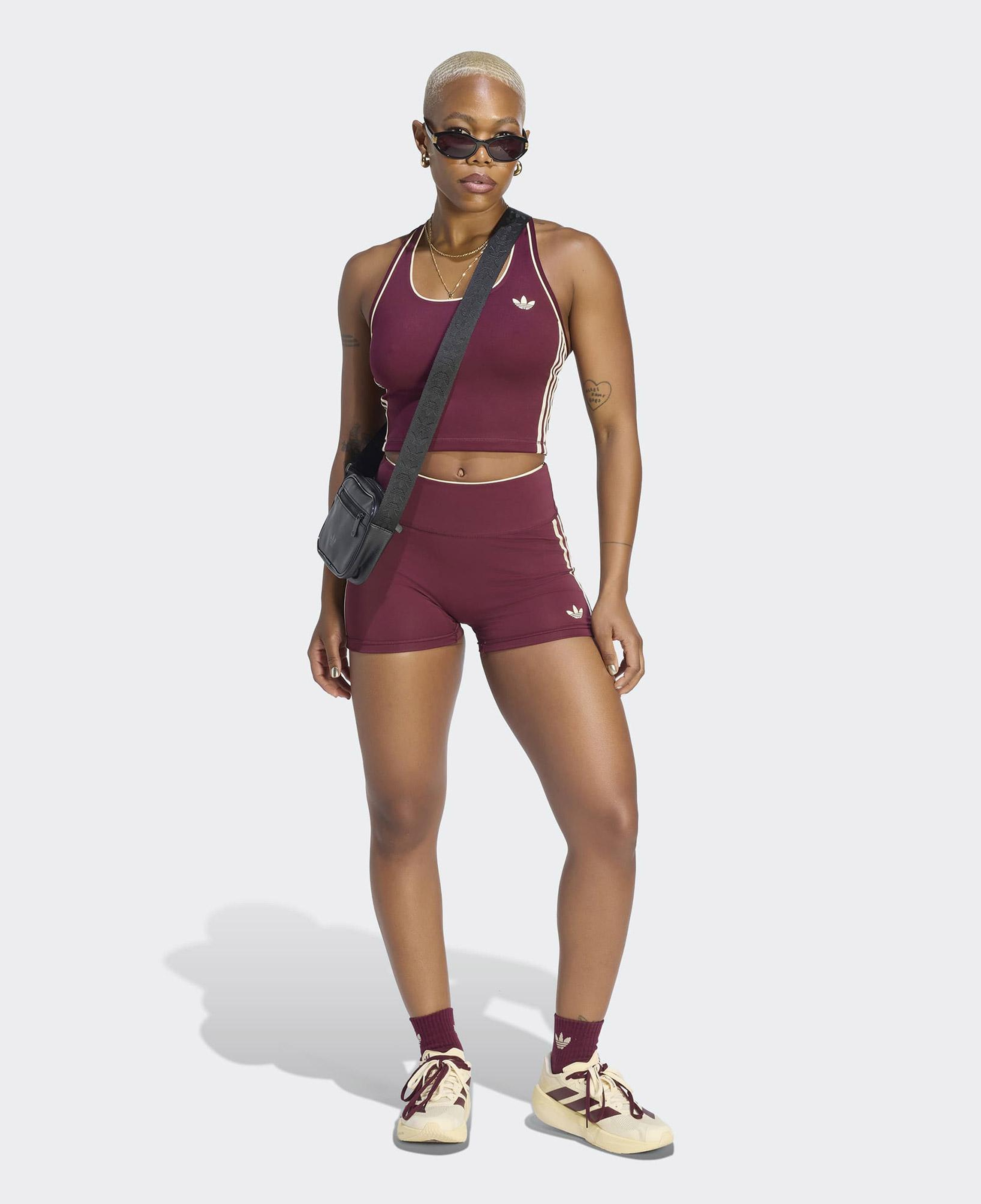adidas Originals Sport Kadın Bordo Crop