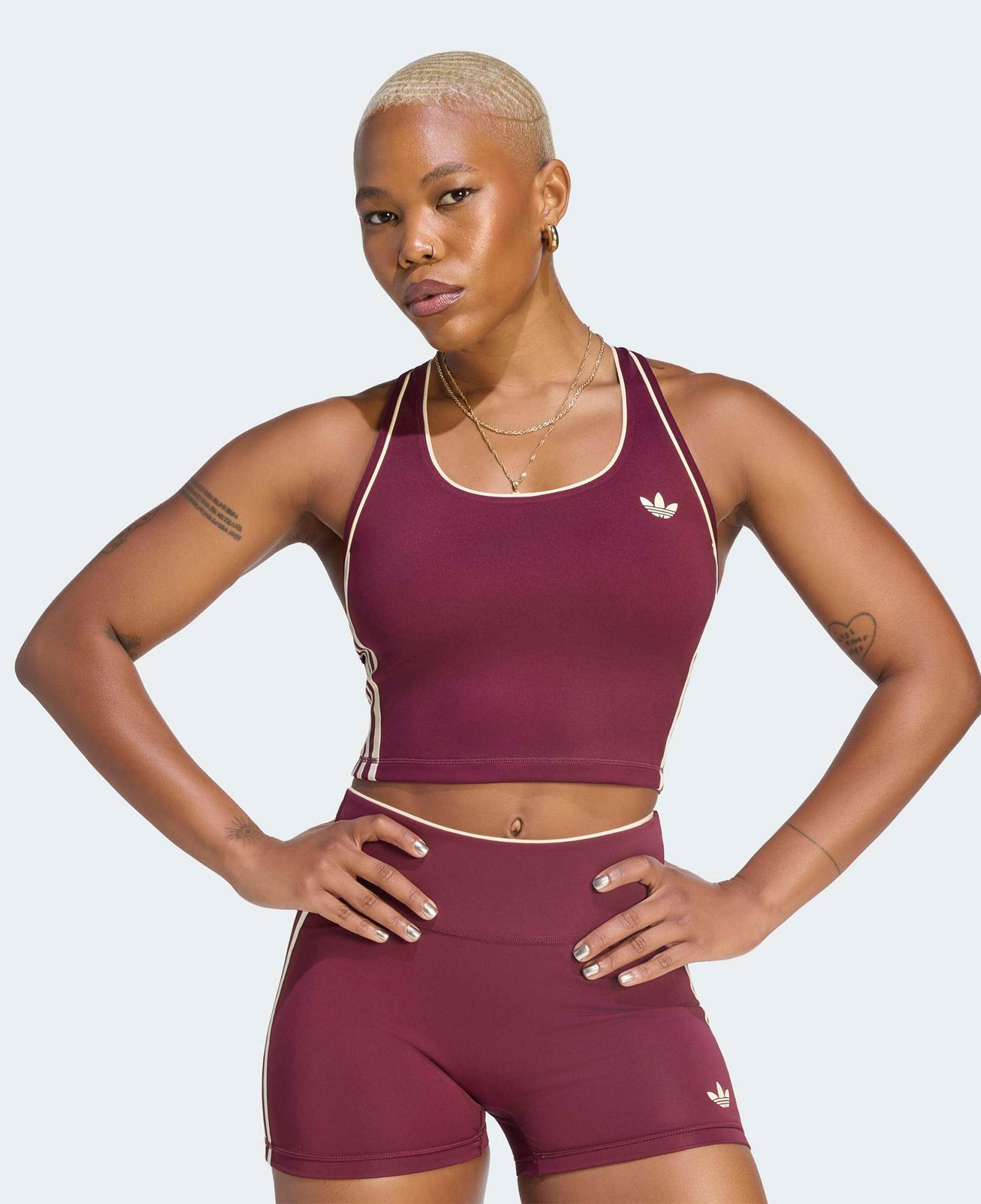 adidas Originals Sport Kadın Bordo Crop