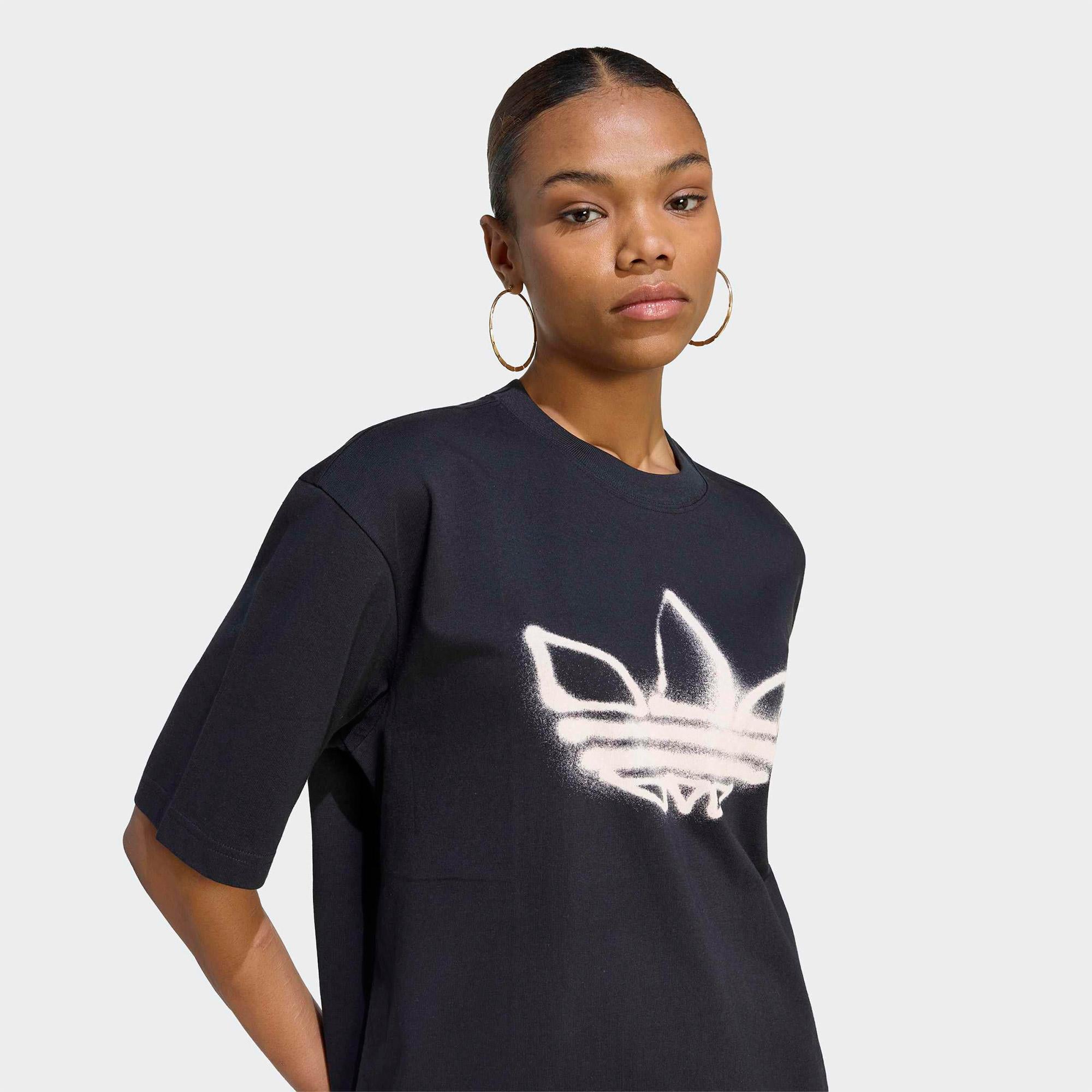 adidas Trefoil Kadın Siyah T-Shirt