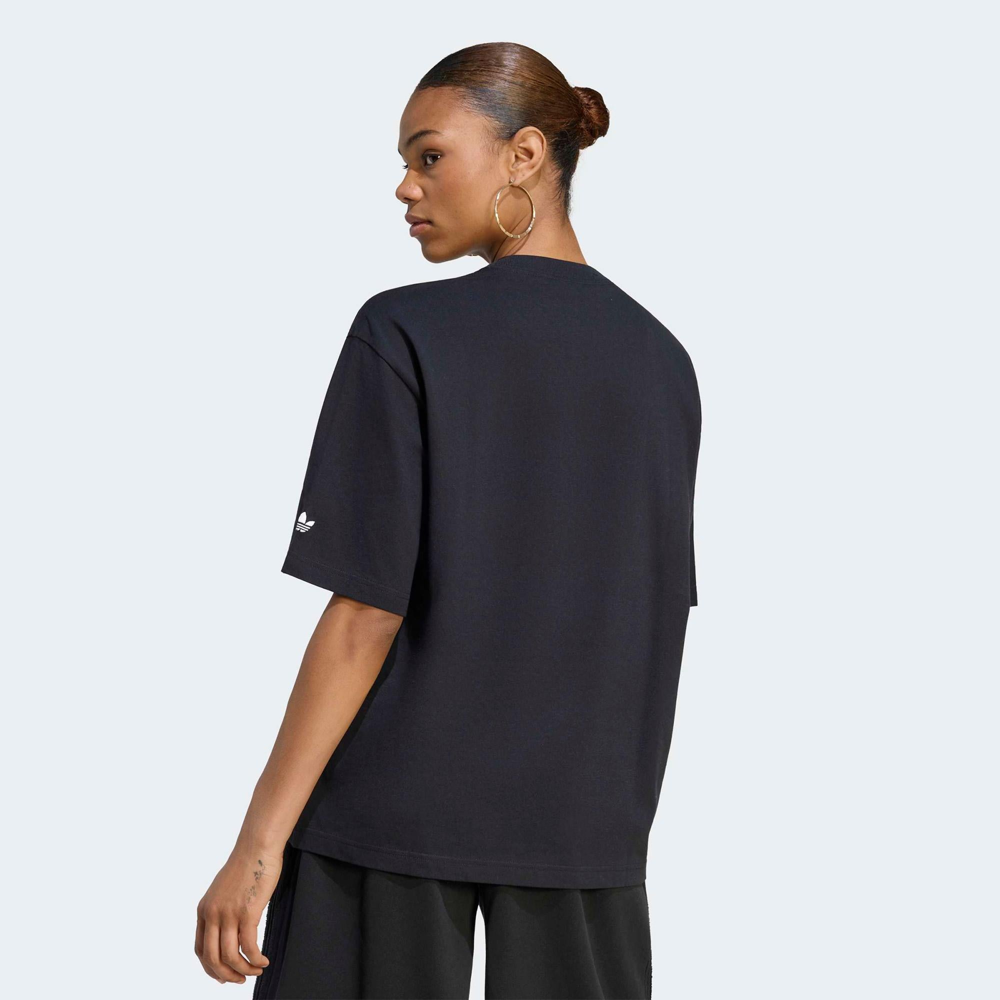 adidas Trefoil Kadın Siyah T-Shirt
