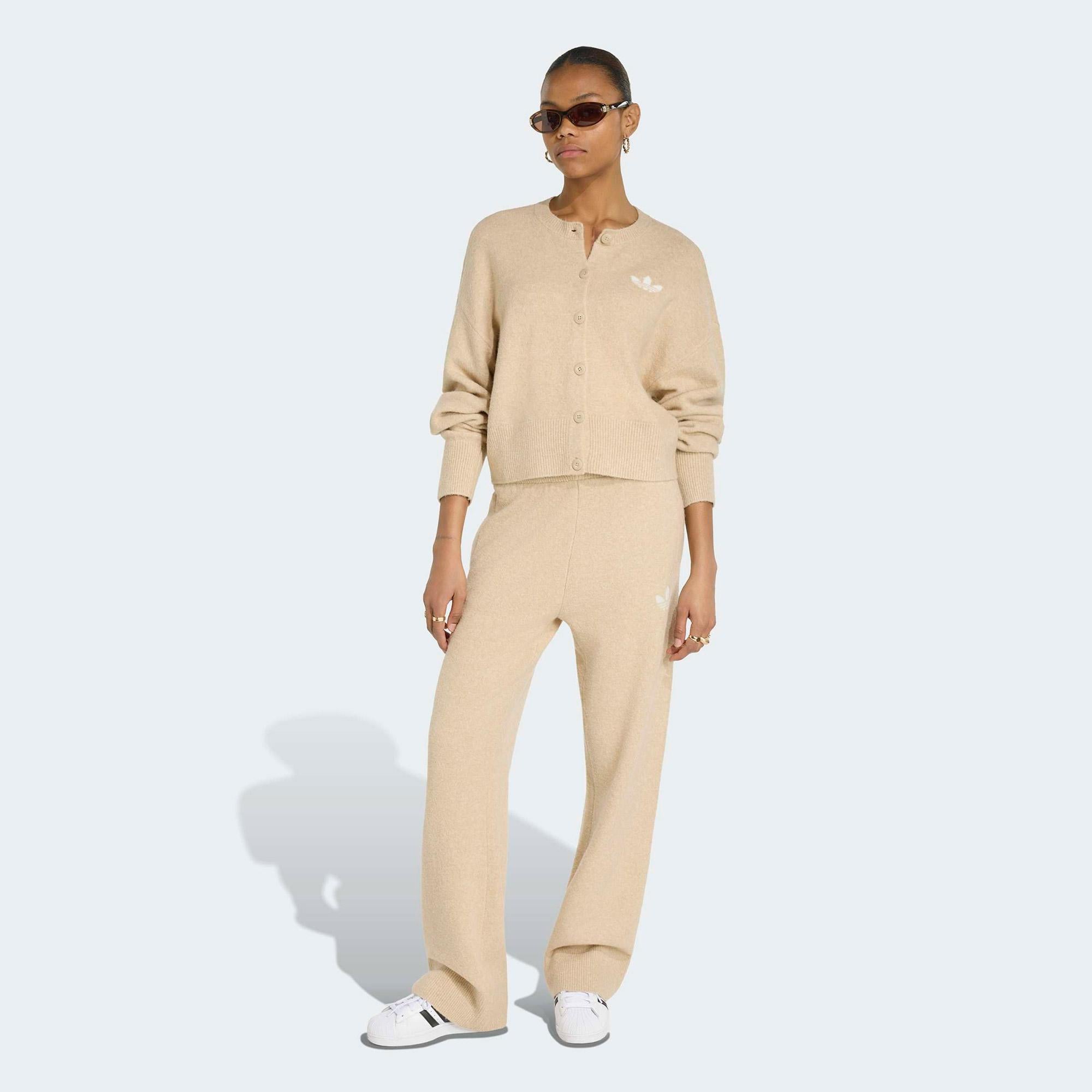 adidas Essentials Cardigan Kadın Bej Hırka