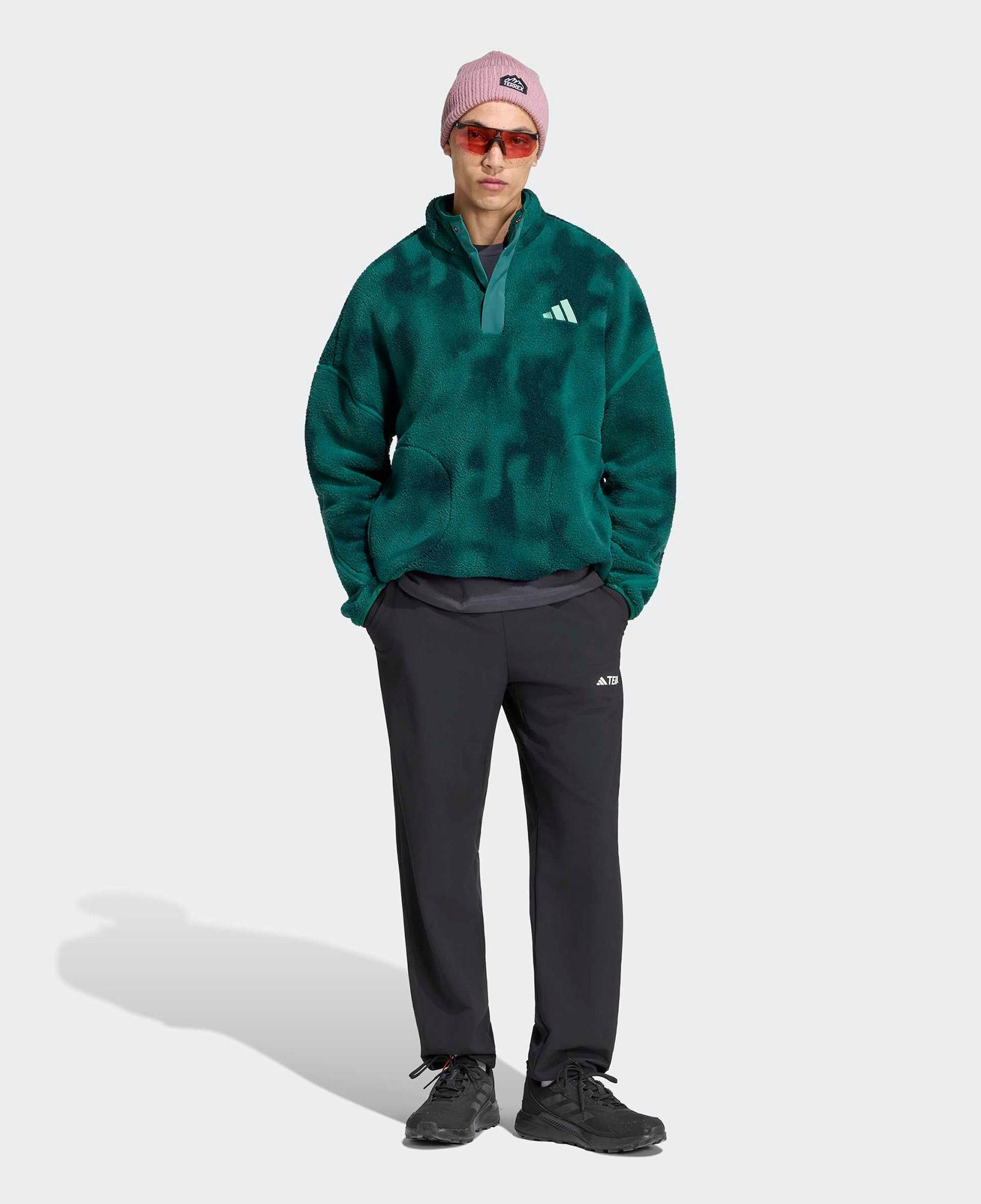 adidas Terrex Multi Erkek Yeşil Polar Sweatshirt