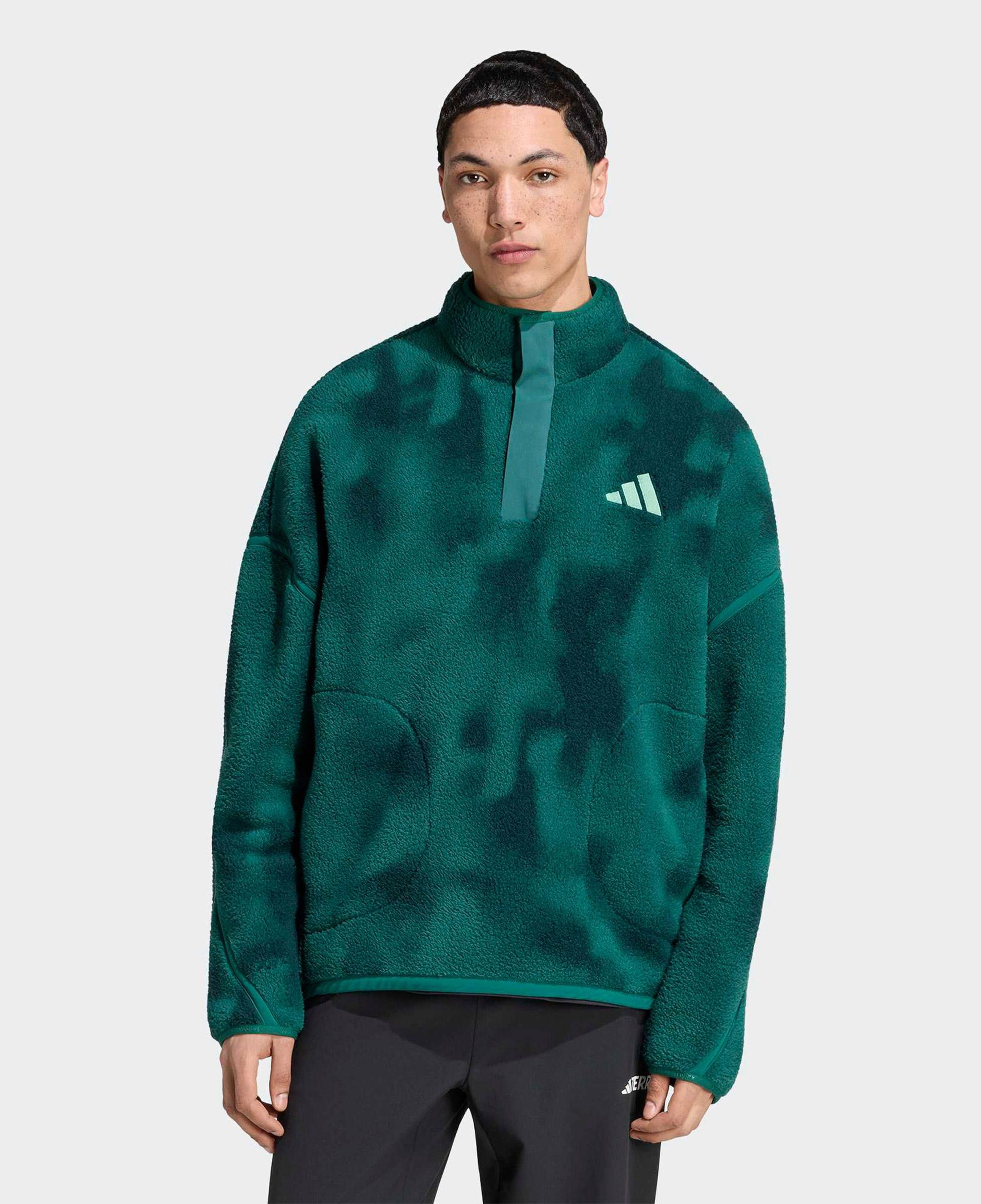 adidas Terrex Multi Erkek Yeşil Polar Sweatshirt