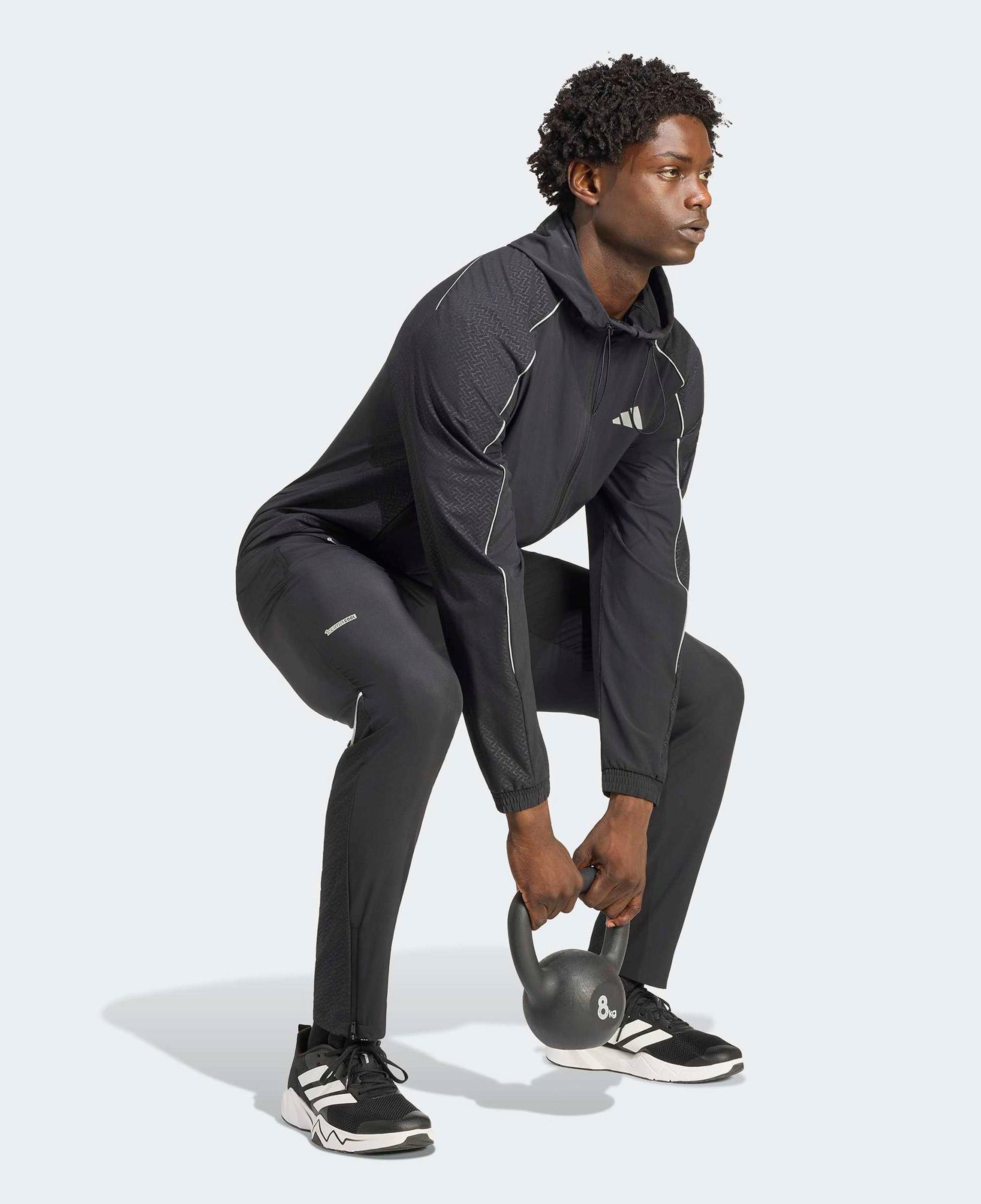 adidas Tech Apparel Erkek Antrasit Hoodie