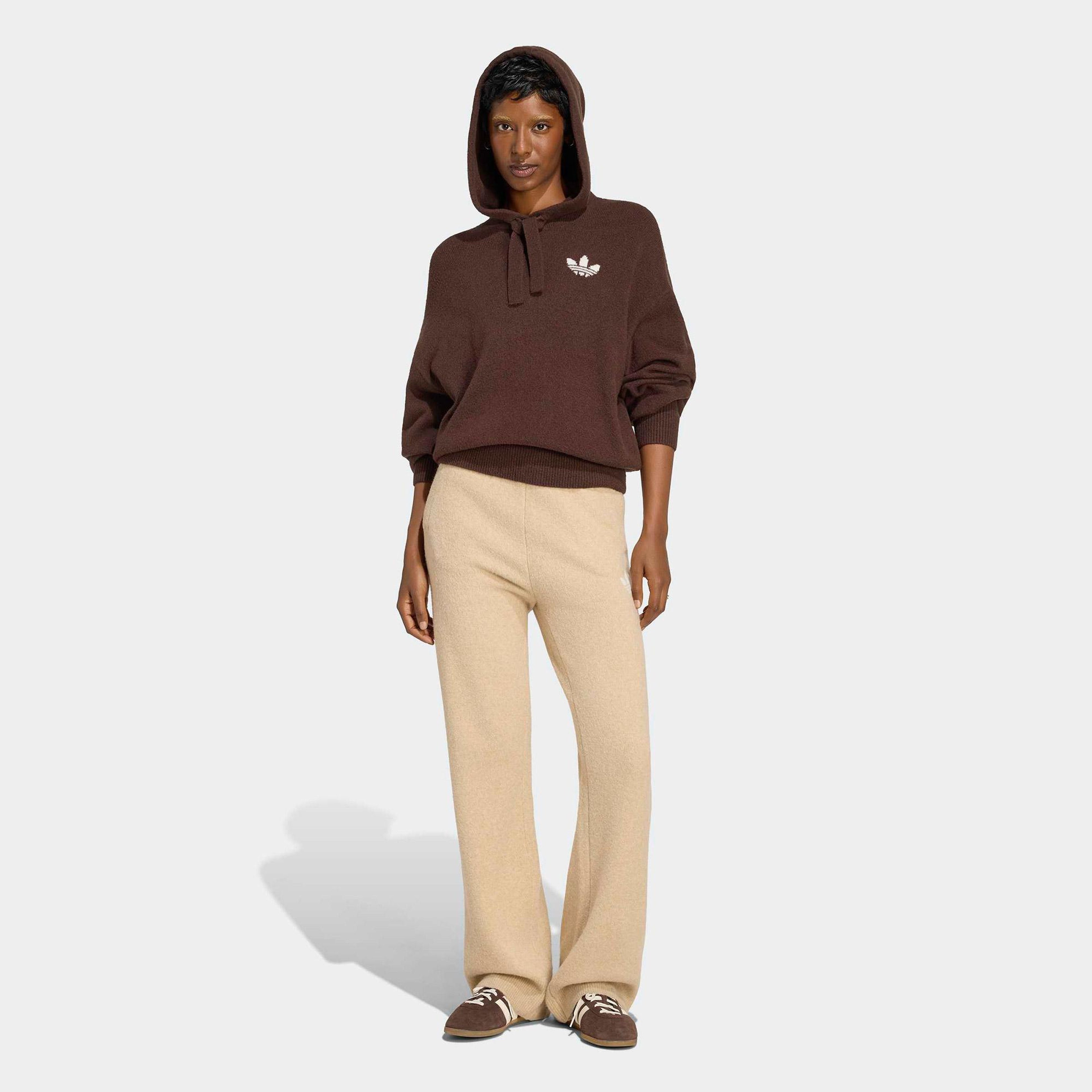 adidas Essentials Knit Kadın Bej Eşofman Altı
