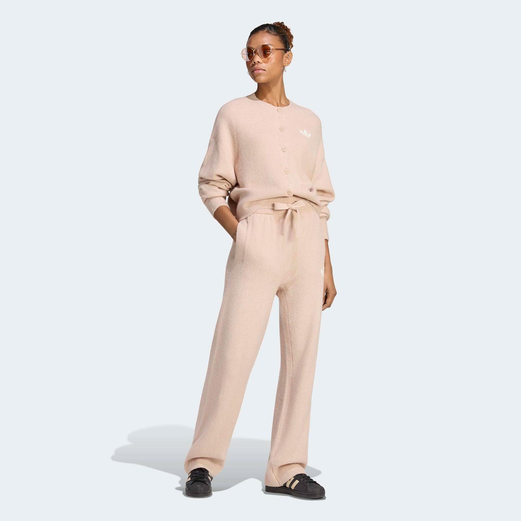 adidas Essentials Knit Kadın Pembe Eşofman Altı