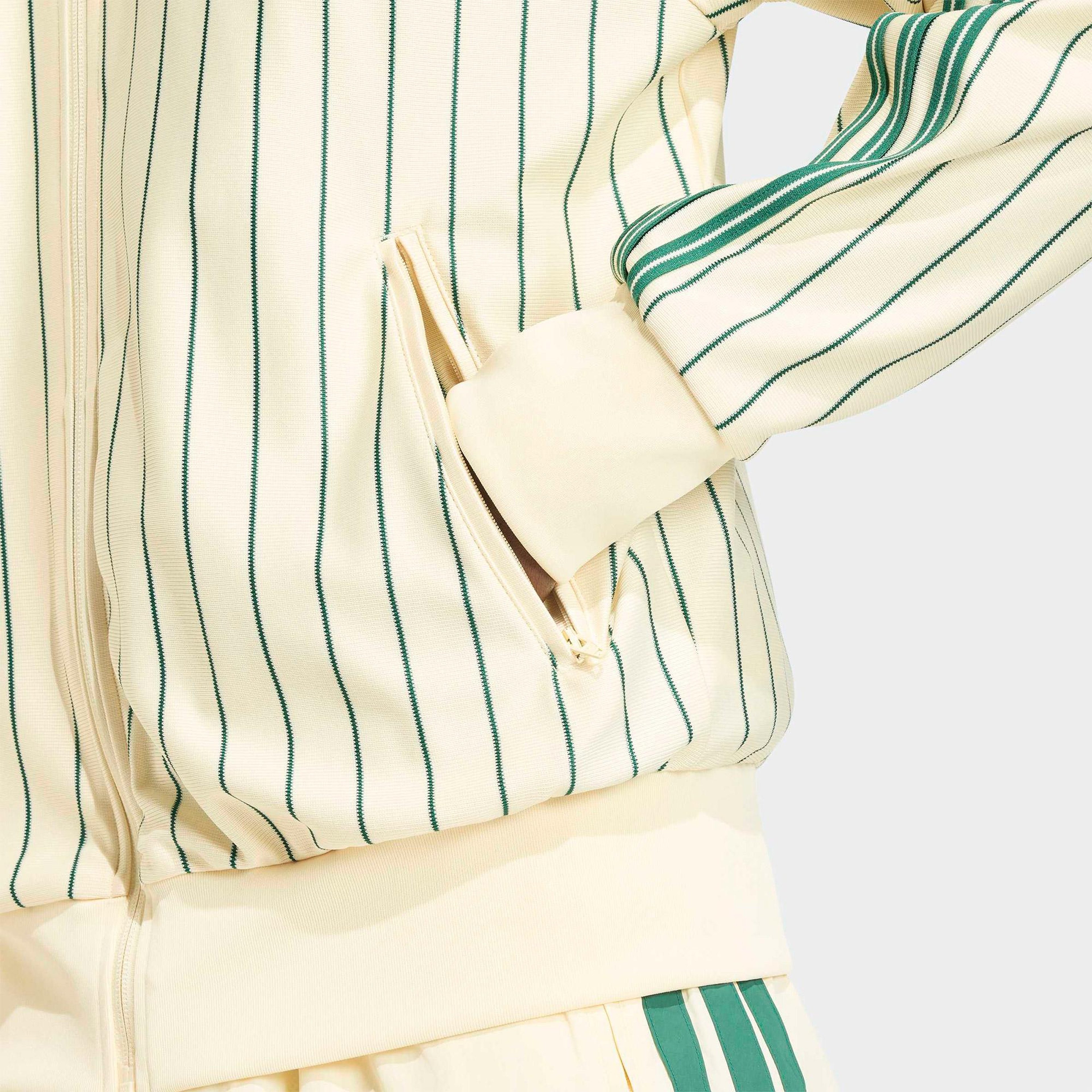 adidas Firebird PinStripes Erkek Krem Rengi Eşofman Üstü