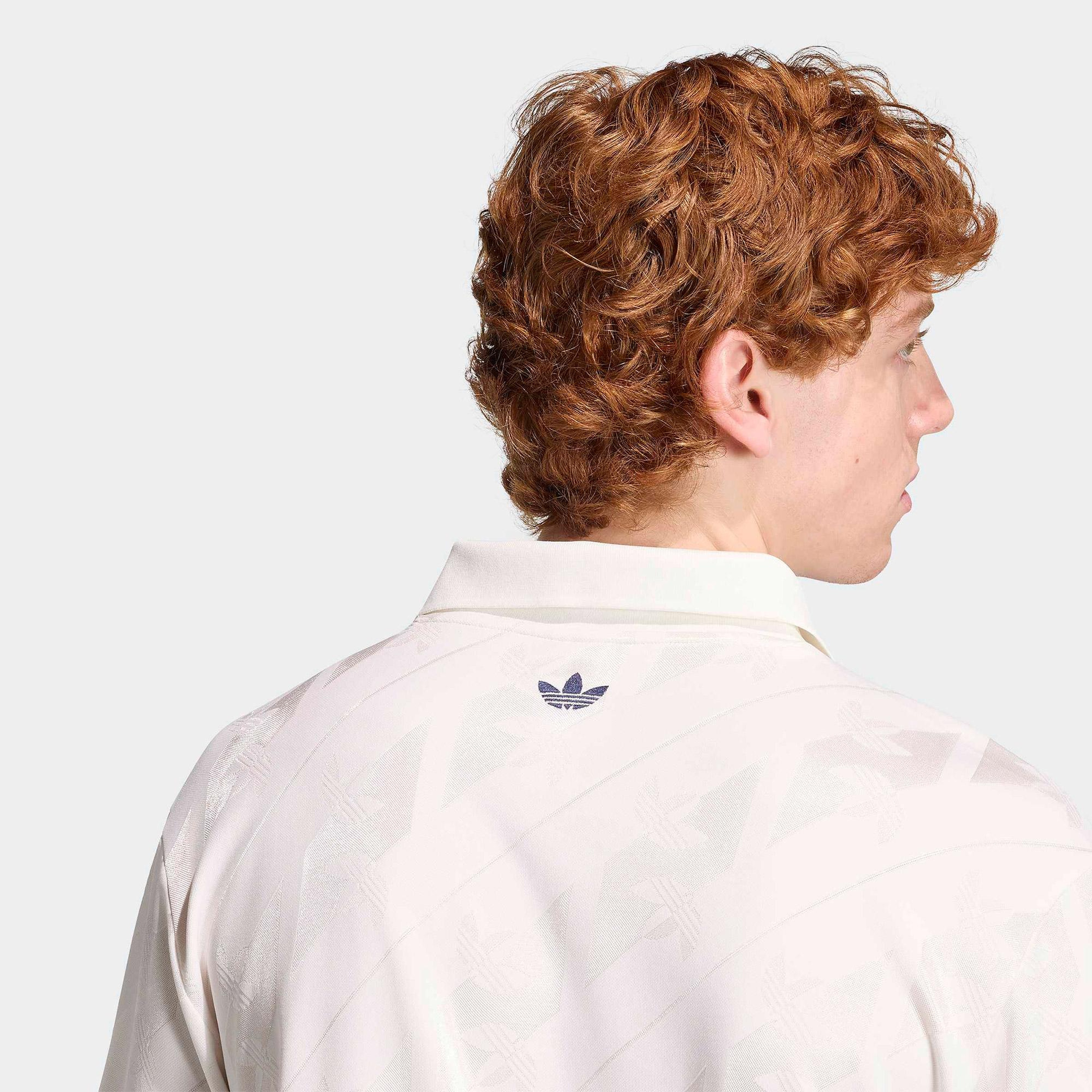 adidas Jacquard Originals Erkek Beyaz T-Shirt