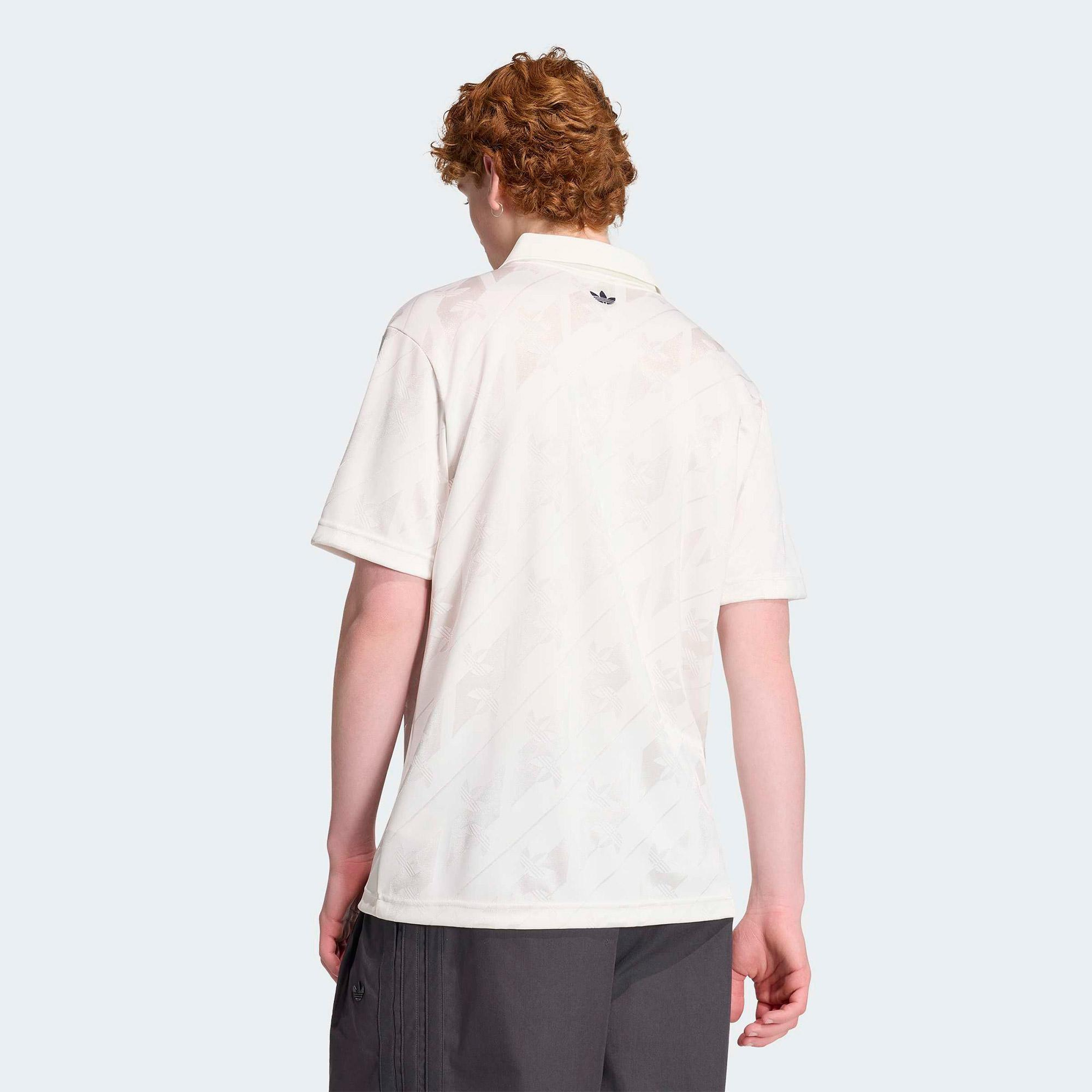 adidas Jacquard Originals Erkek Beyaz T-Shirt