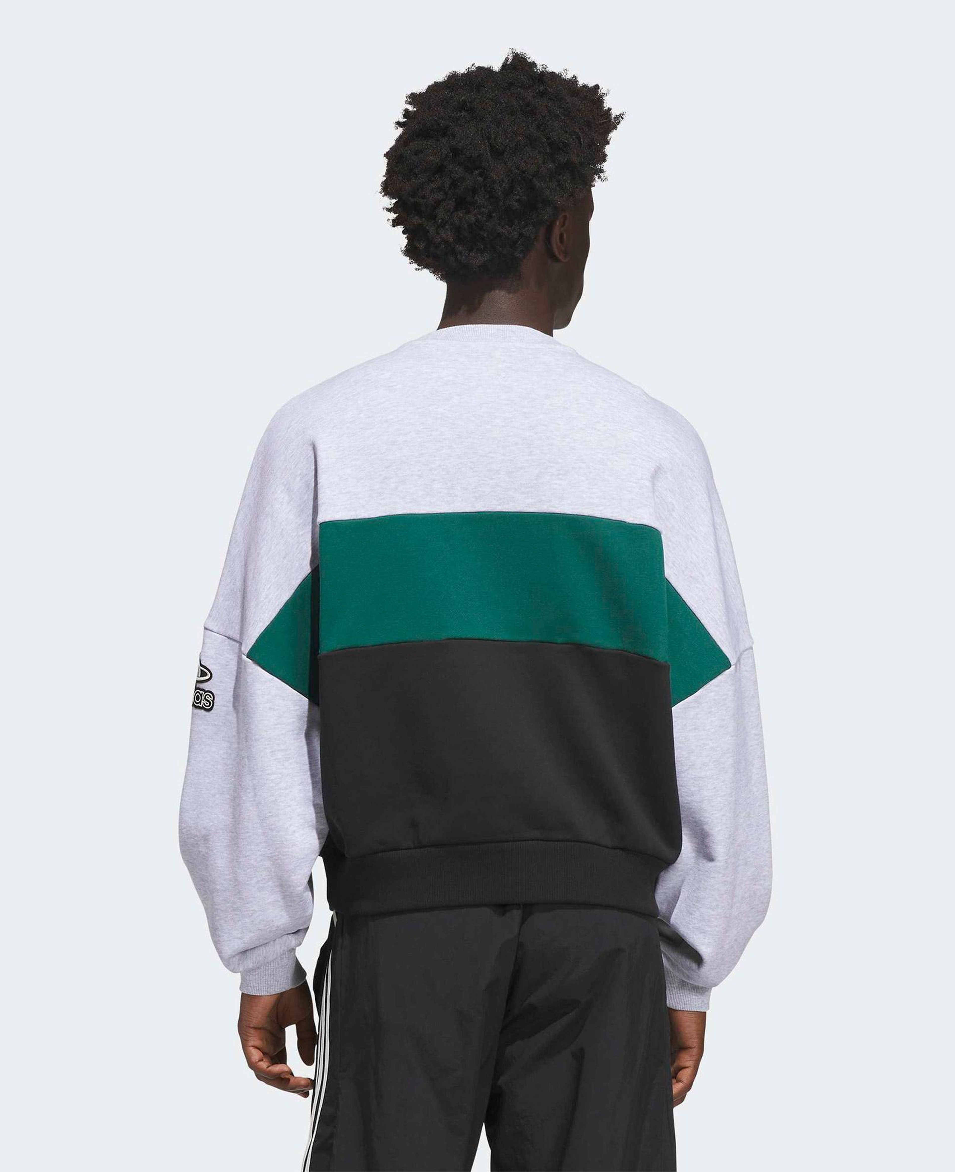 adidas Varsity Crew Unisex Gri Sweatshirt
