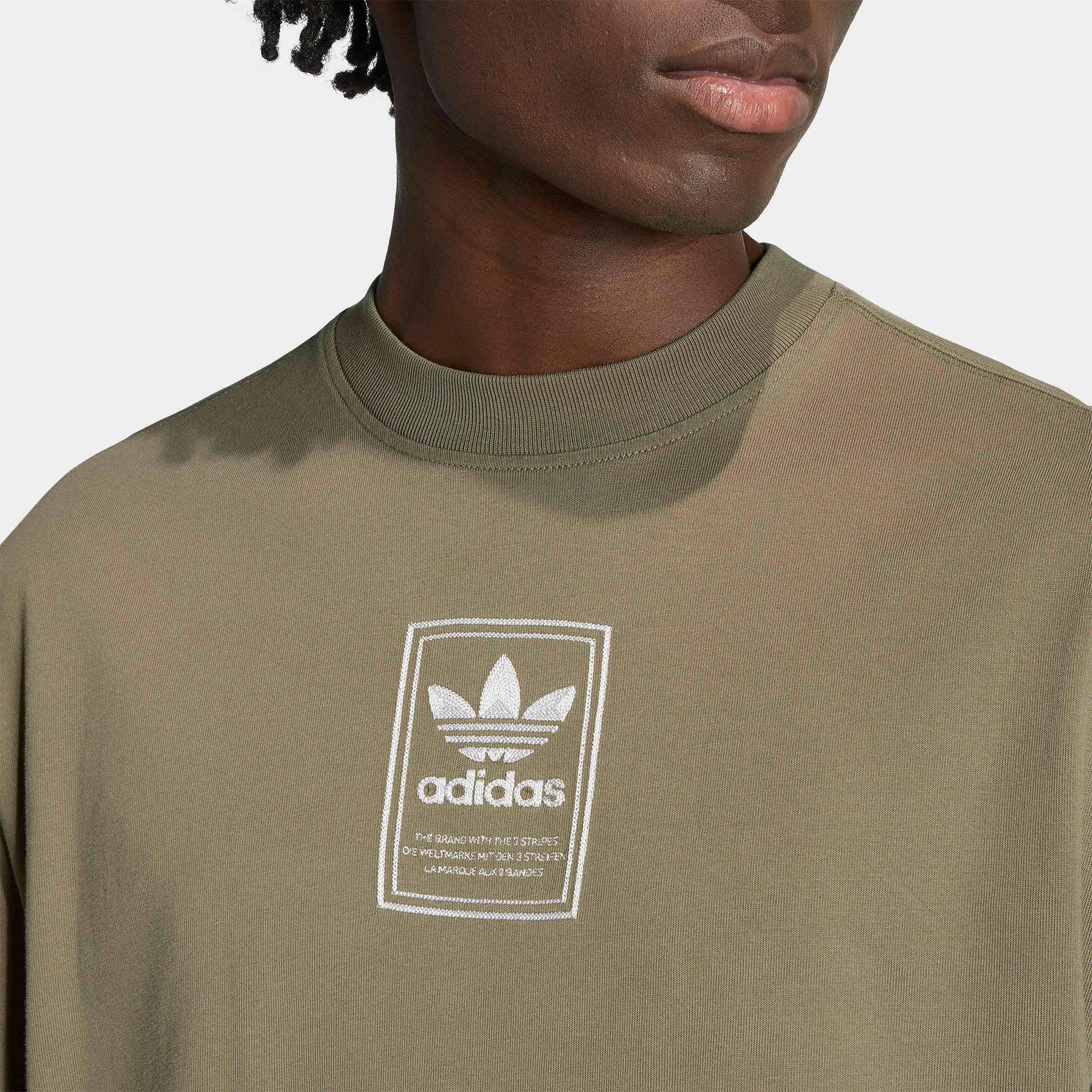 adidas Elevated GFX Erkek Haki T-Shirt