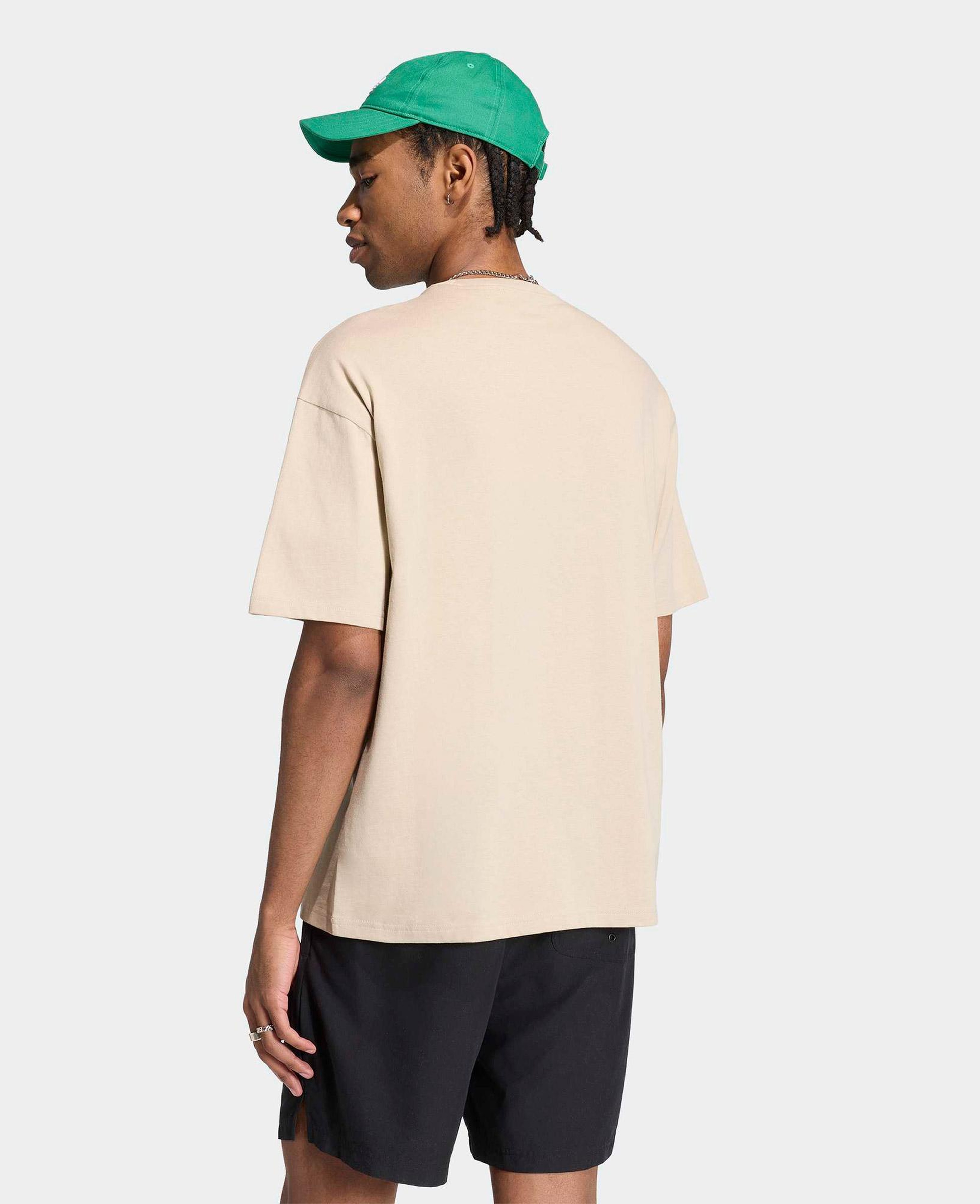 adidas Trefoil Essentials Erkek Bej T-Shirt