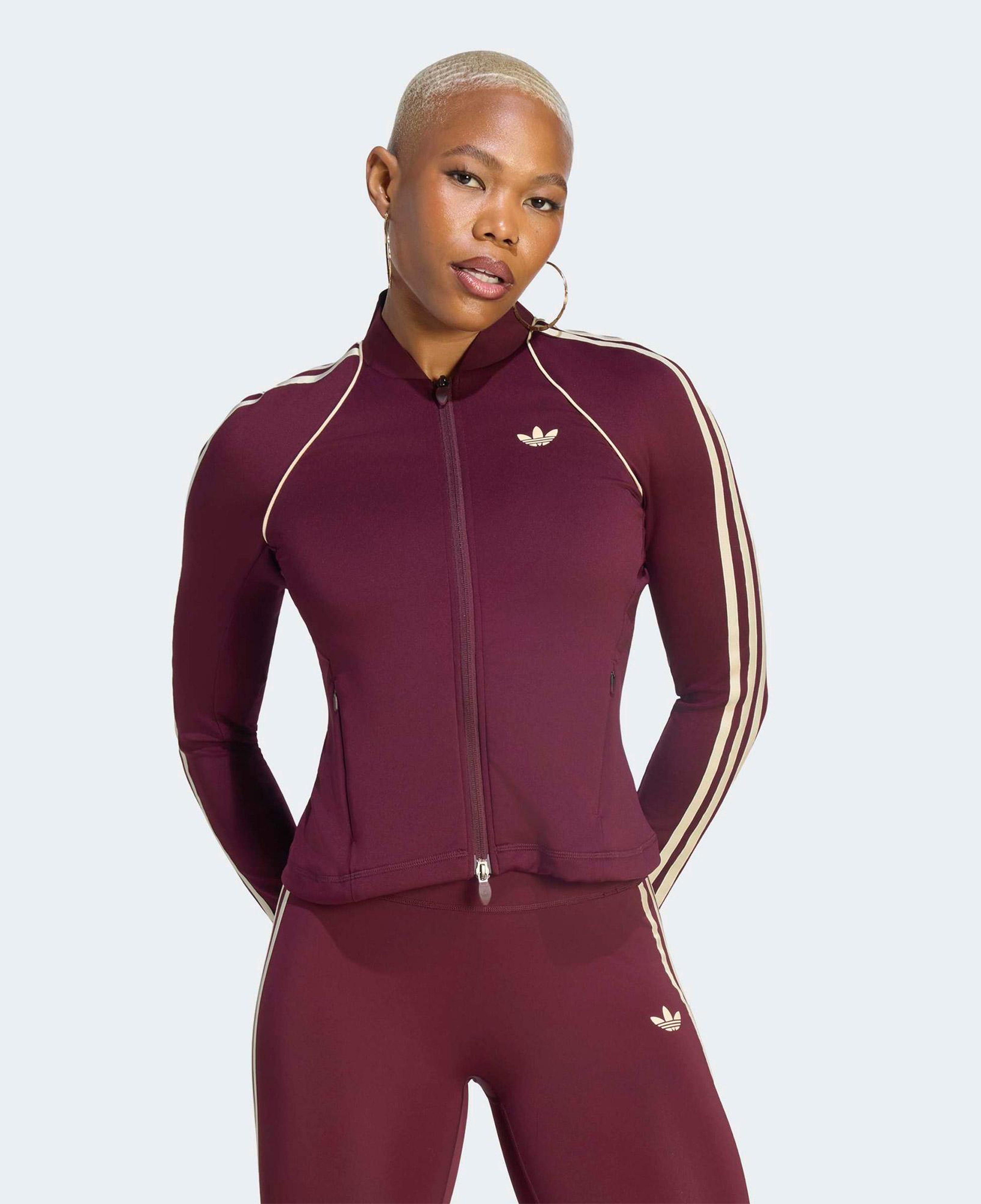 adidas Originals Sport Superstar Midlayer Kadın Bordo Sweatshirt