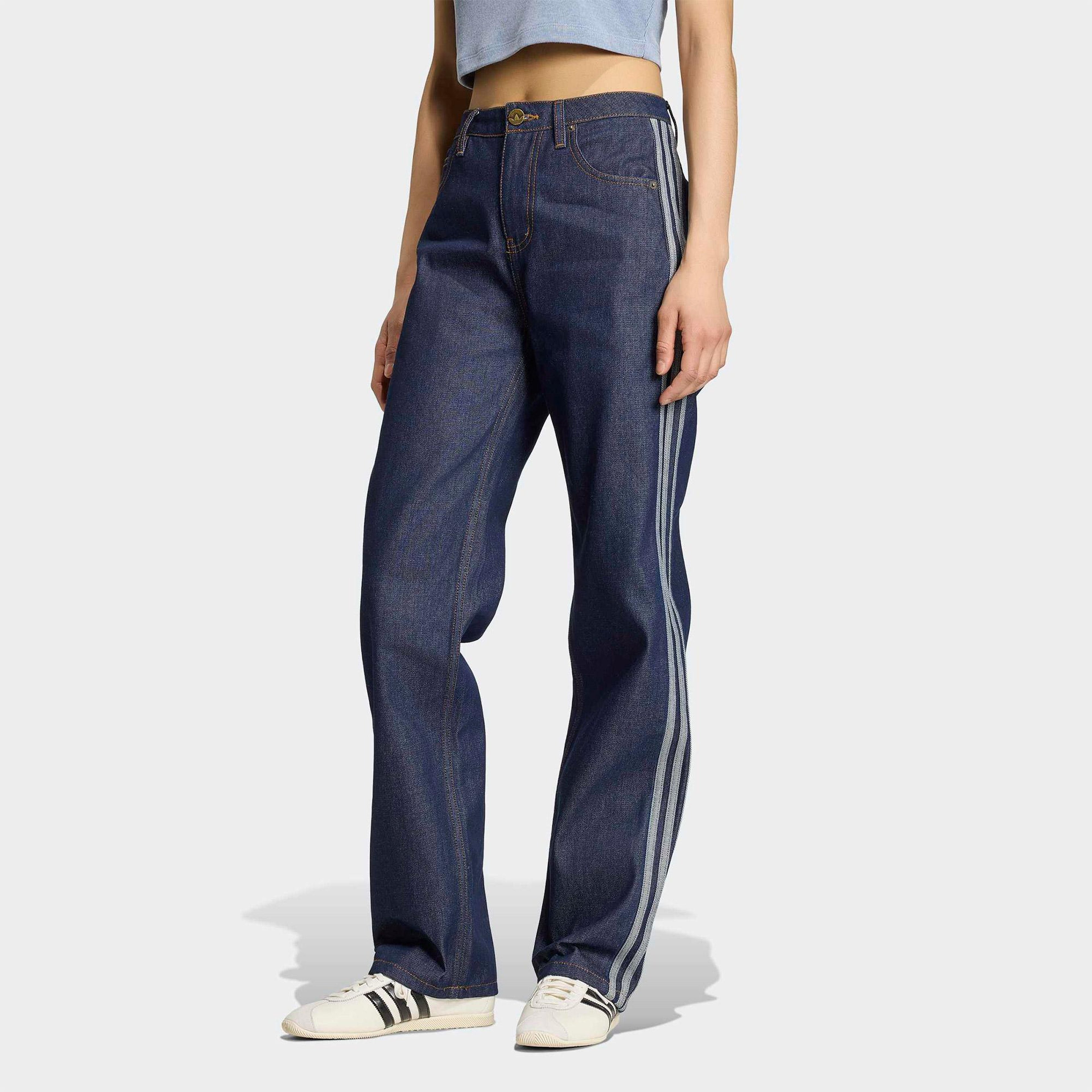 adidas Firebird Kadın Lacivert Jean Pantolon